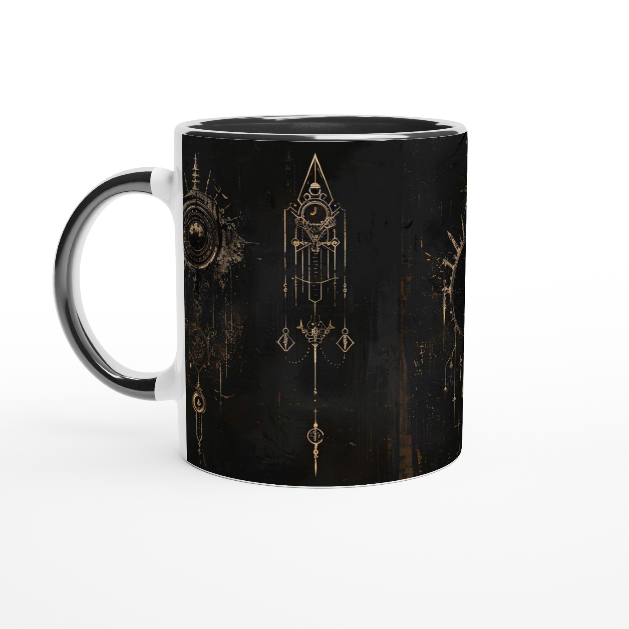 Mystisk Guld Astrologi Mugg – Drömsk Kaffekopp i 11oz Keramik 7 a4502e7e-7337-4783-9eef-f2fdb584c91e