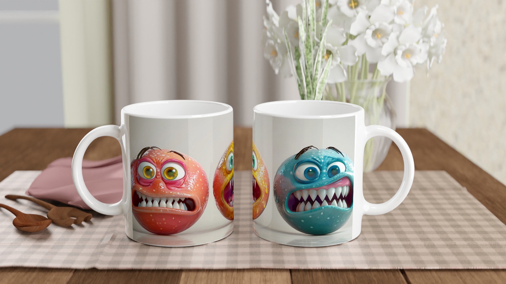 Humoristiska Monster Mugg – Uttrycksfull 11oz Keramikmugg i valfri färg 10 a46447c9-0235-4085-93a8-a18e619f8a0b
