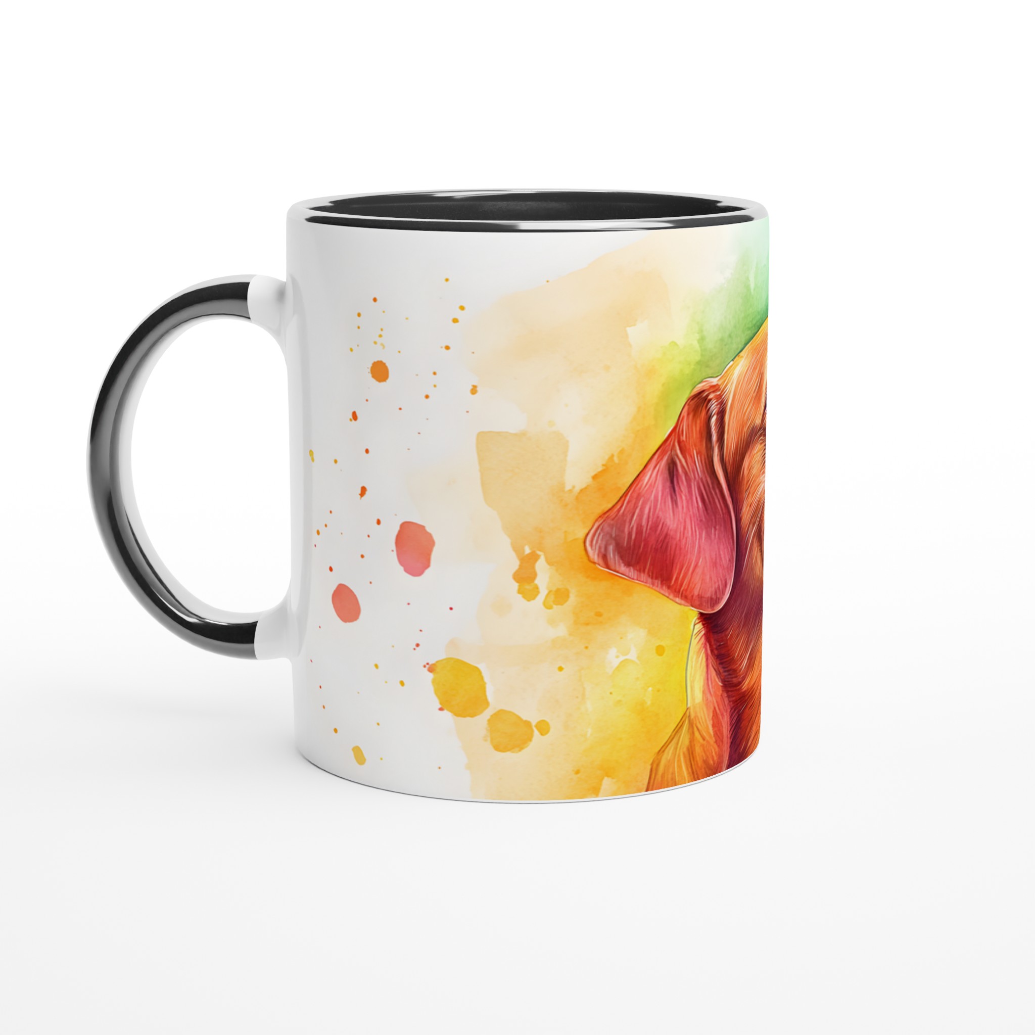 Färgsprakande Labrador Mugg – En Glad Vän i Akvarell | 11oz Keramikmugg i Valfri Färg 4 a47d9385-9760-44ac-af7c-9397c33bb949