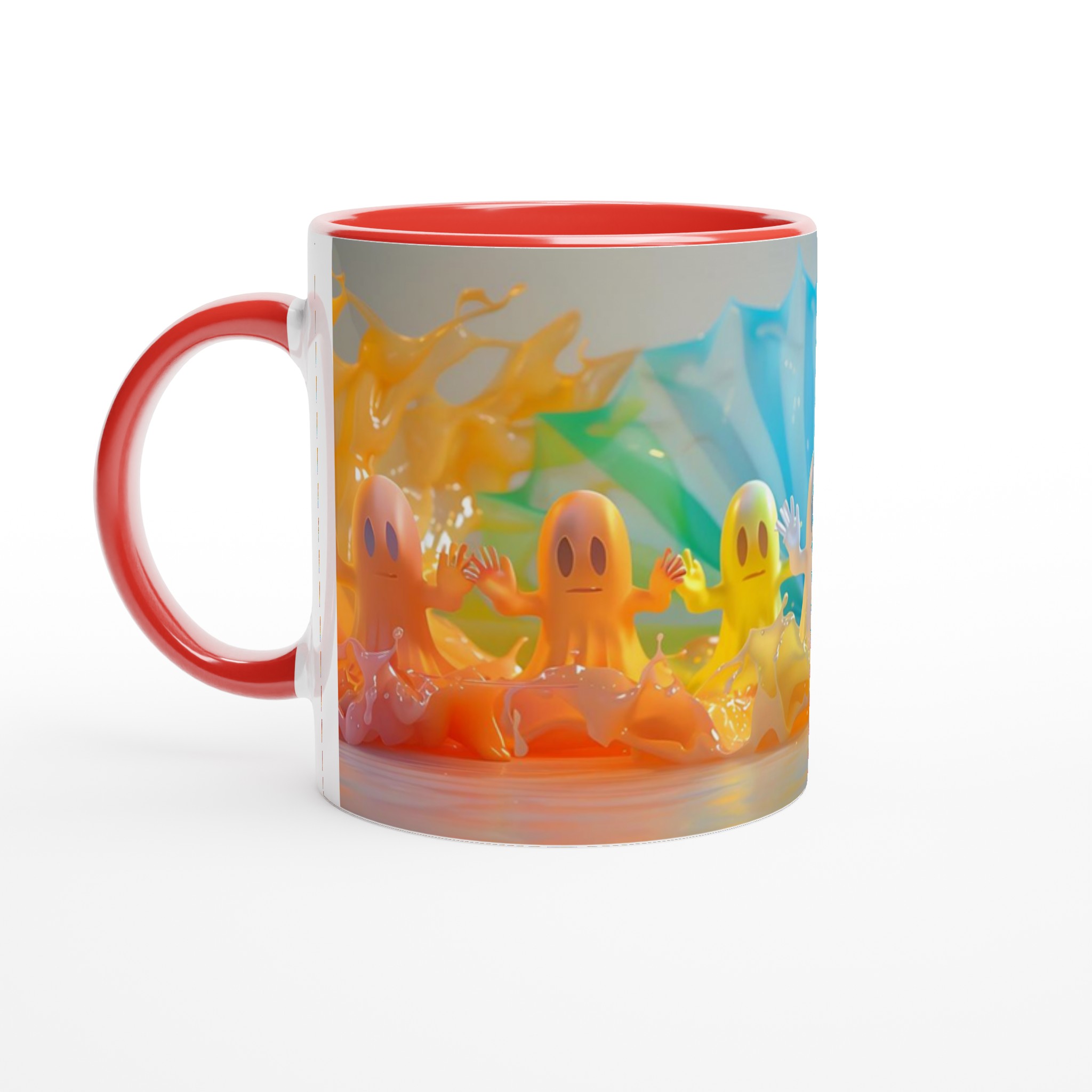 Färgsprakande Spökmugg – Lekfull 11oz Keramisk Mugg för Kaffe, Te & Glädje i Alla Färger 2 a4b69589-10e2-4be6-ac71-c269163b9eae