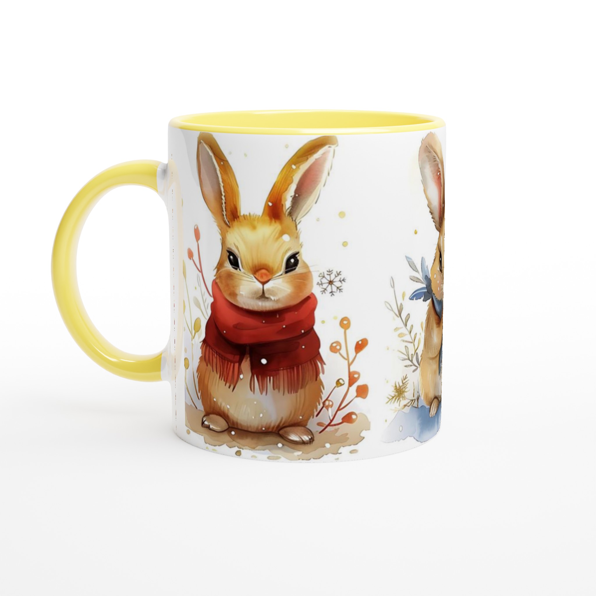 Mysiga Vinterkaniner 11oz Keramisk Mugg – Välj bland 7 Livfulla Färger för Din Favoritdesign! 5 a5128041-8ae3-46cd-9255-5d042b4efa86