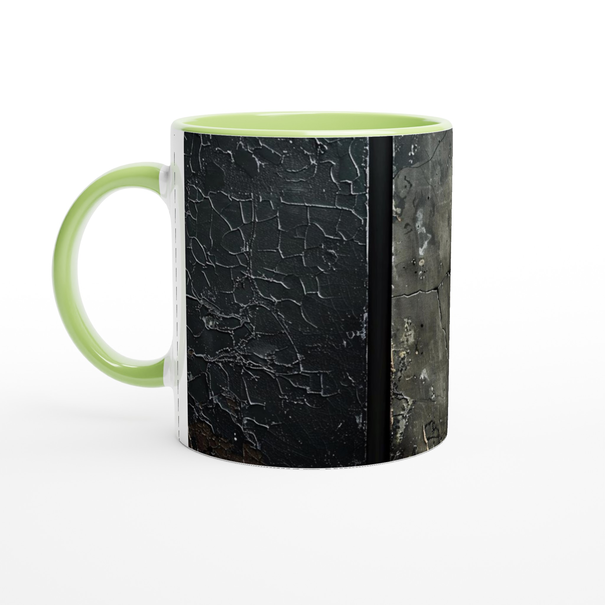 Abstrakt Mörk Textur Mugg – Unik Grunge Art Keramikmugg i 7 Färgval 3 a5735099-48d4-4145-8125-05bf77463126