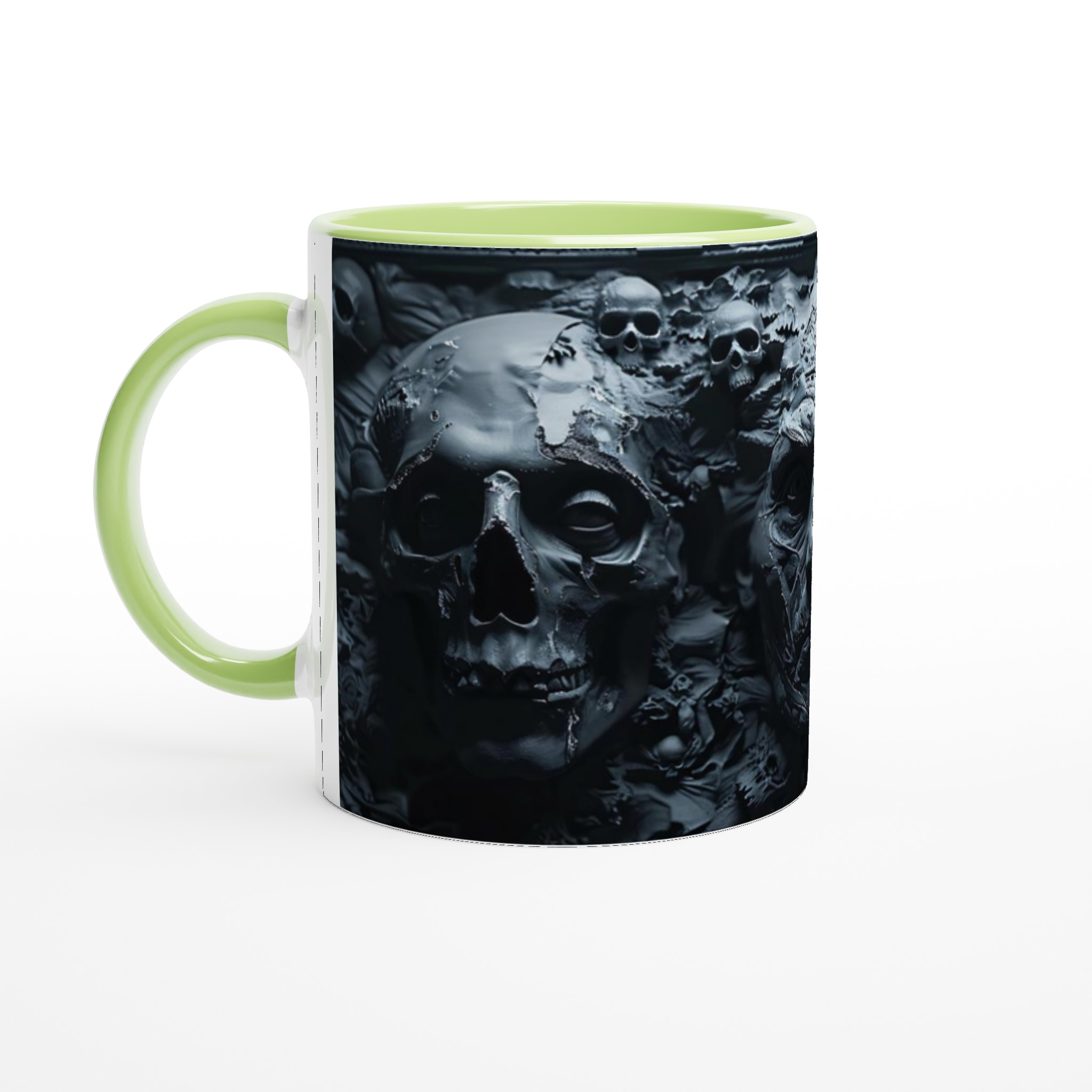 Mörk Elegans 11oz Keramisk Mugg - Gotisk Konst & Skallar i Din Valda Färg 3 a5acb84d-848a-4158-a230-408d47cfcc86