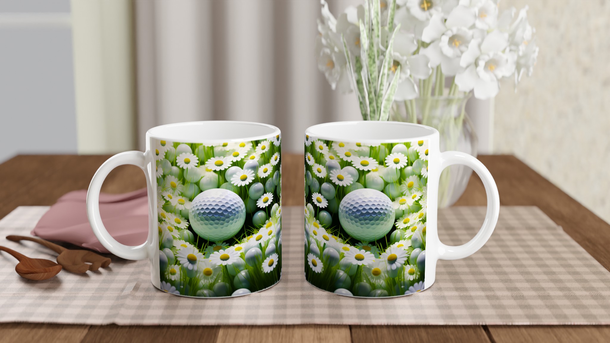 Golf Charm Keramikmugg - En hyllning till grönskan på banan, välj din färg! 10 a5b09163-2d5b-441c-8a07-562cad356a83
