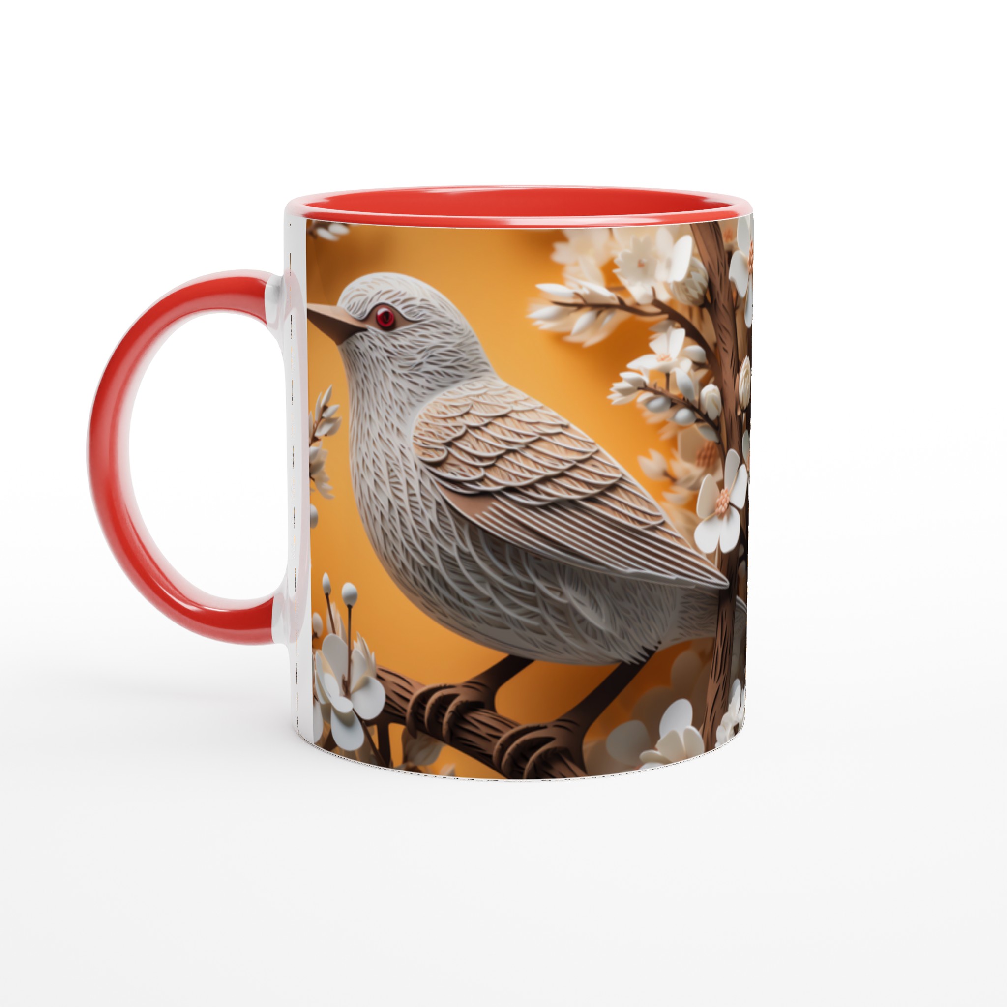 Konstfull Fågel & Blomma 11oz Keramisk Mugg – Välj bland 7 Livfulla Färger för Din Perfekta Kaffestund 2 a6dbf1b2-214a-4240-bbe1-ab5c6dc92d64
