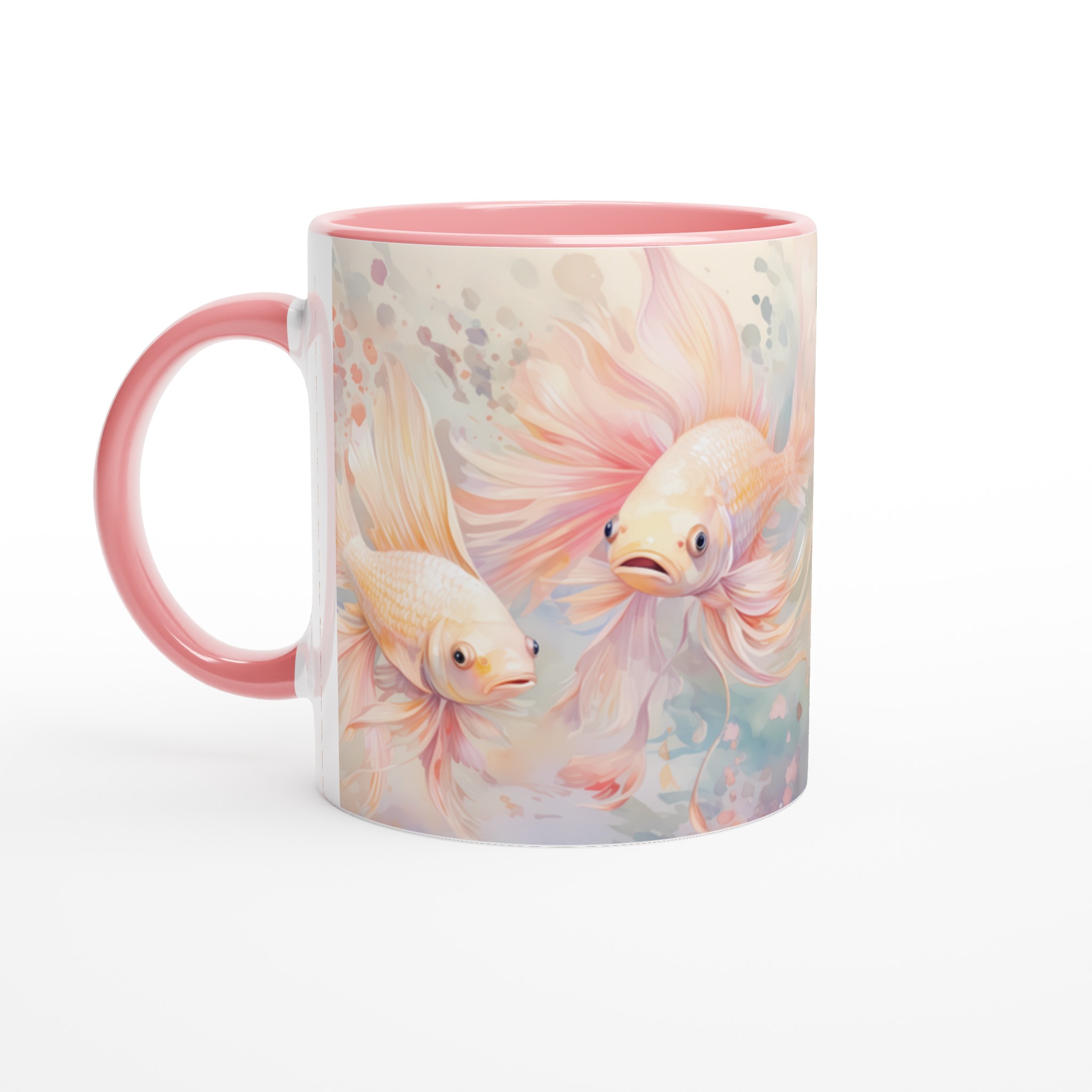 Zen Guldfisk Mugg – Drömlik Akvarell Keramikmugg i Valfri Färg, 11 oz 6 a6e73d9d-ce85-44fa-ae5f-b80d0a48a413