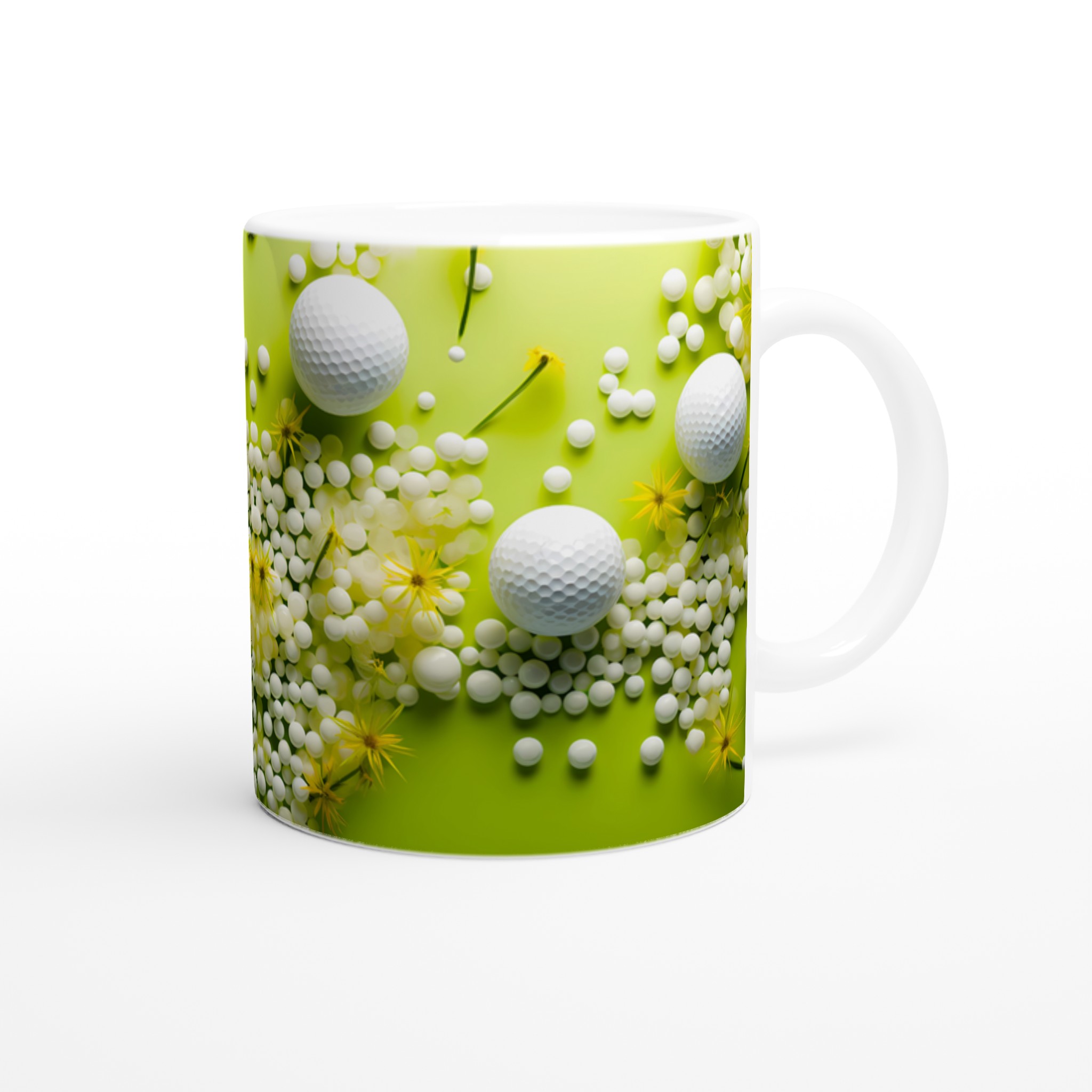 Golfboll & Dandelion Mugg – 11oz Keramikmugg i din favoritfärg för golfentusiasten 9 a6ec2b73-7050-4b63-9151-75e9dc646543