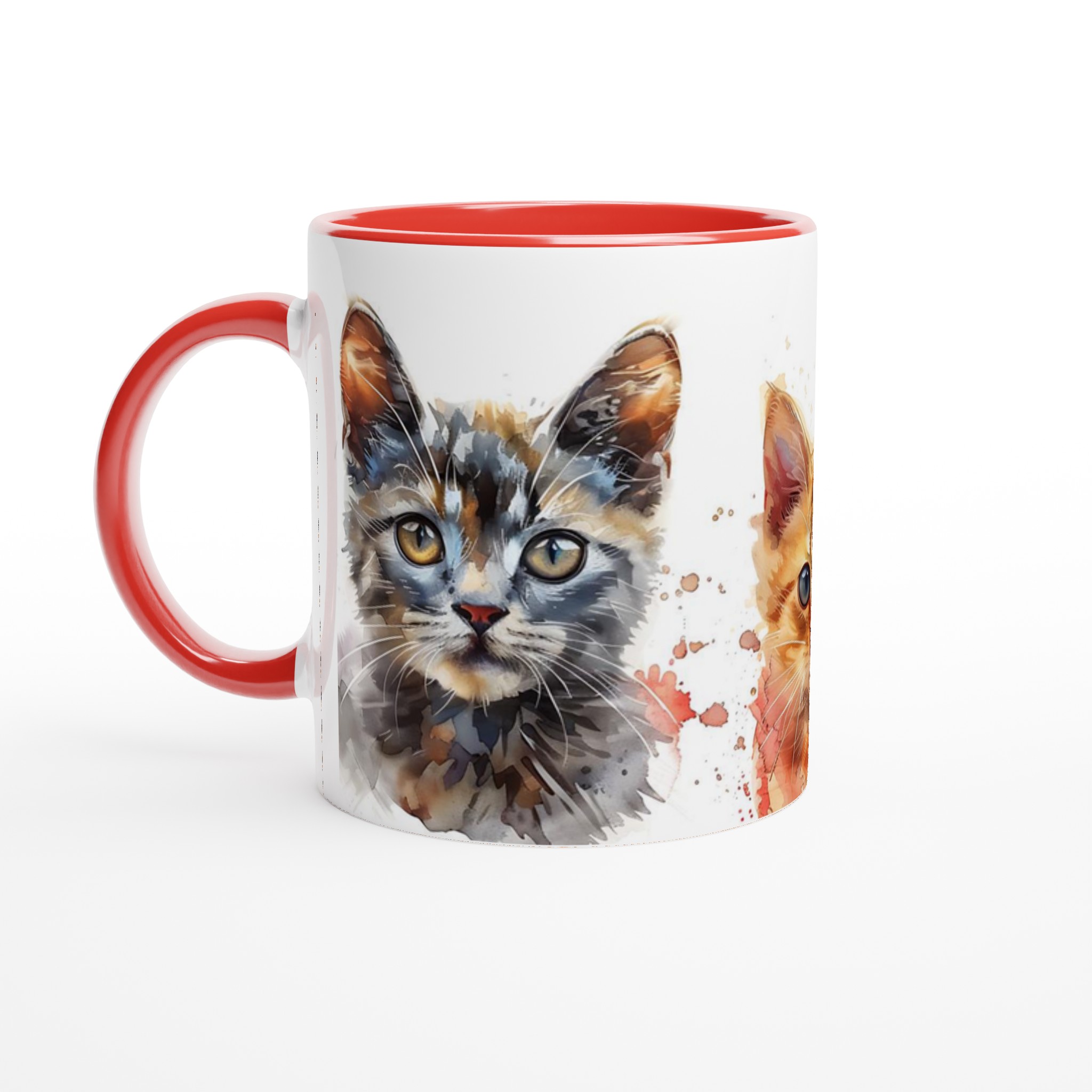 Kattungemugg i Akvarellstil – Personlig Keramikmugg, 11 oz, i Valfri Färg – Perfekt Present för Kattälskare 2 a7990b8d-c861-4df6-b069-57bcc54bda56