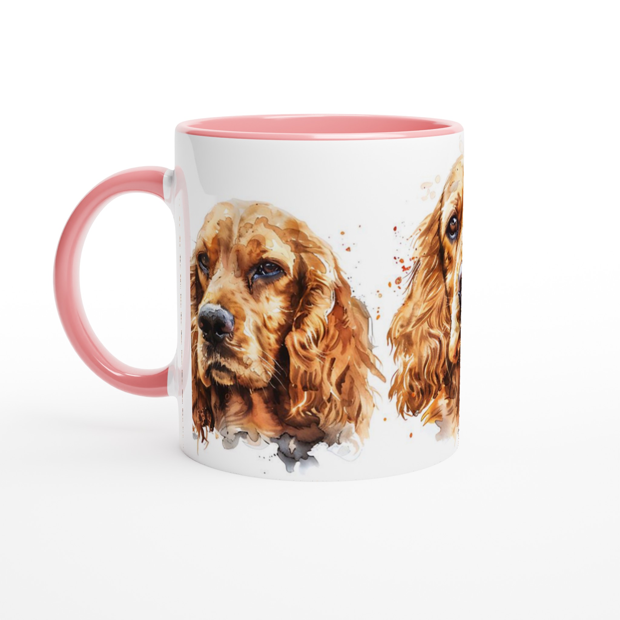 Vacker Cocker Spaniel Akvarellmugg – 11 oz Keramisk Kaffekopp för Hundälskare i Valfri Färg 4 a7a264a6-e9f3-479e-90a9-44a97aaa6cd1