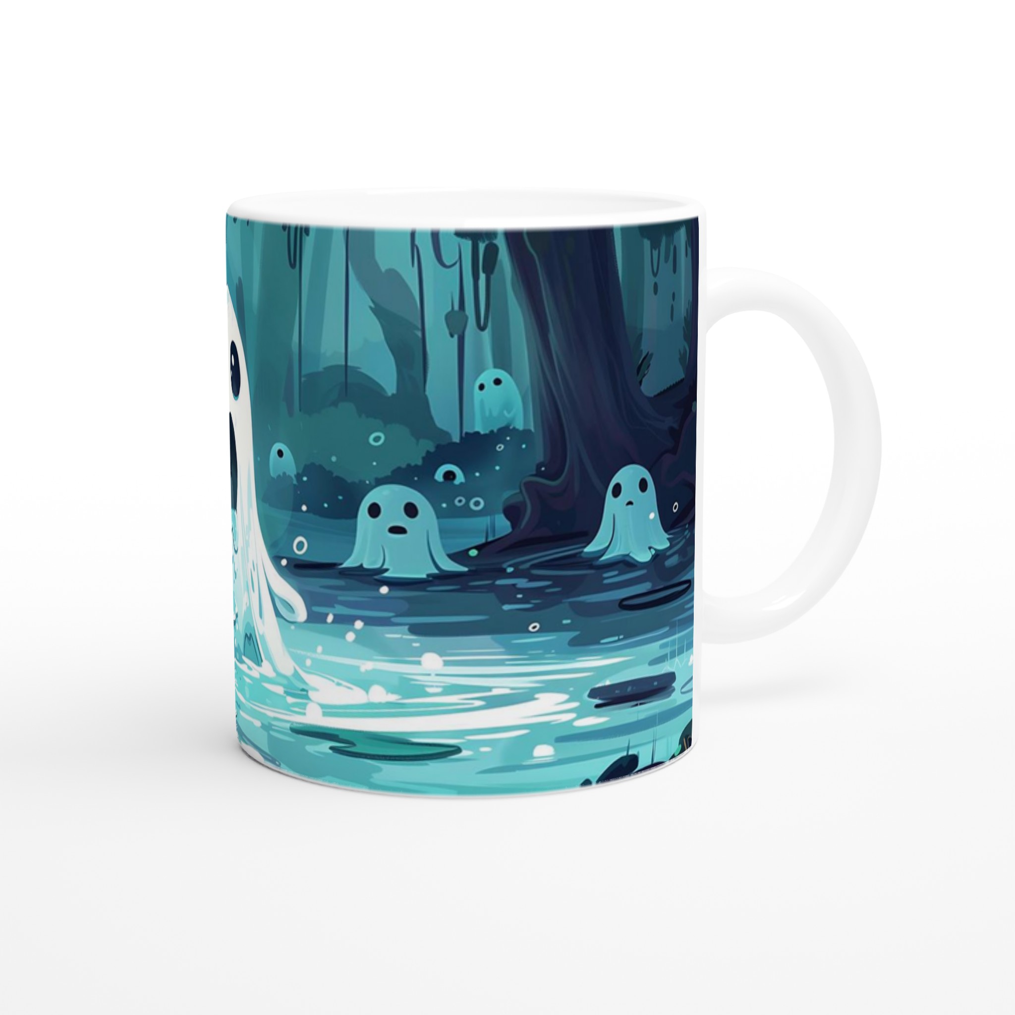 Kusligt Söt Spökfest Mugg – 11oz Keramisk Mugg för Kaffe, Te och Fika i Valfri Färg! 9 a7ae6711-99b2-4882-8ba8-7949c957cf0b
