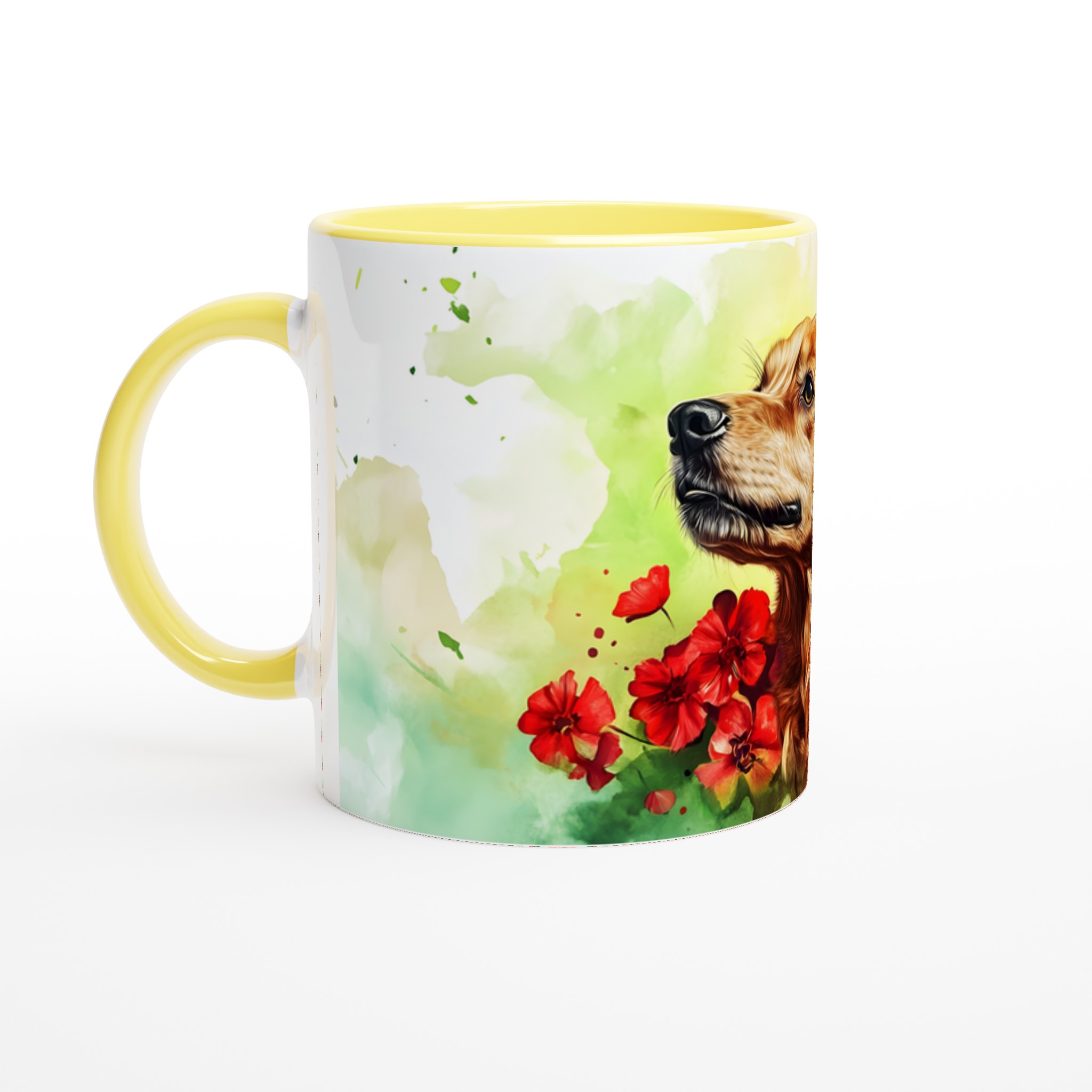 Färgsprakande Golden Retriever Keramikmugg – Perfekt för Hundälskaren i Valfri Färg! 3 a7d70b59-bb6f-4c10-8903-6d152303a92a
