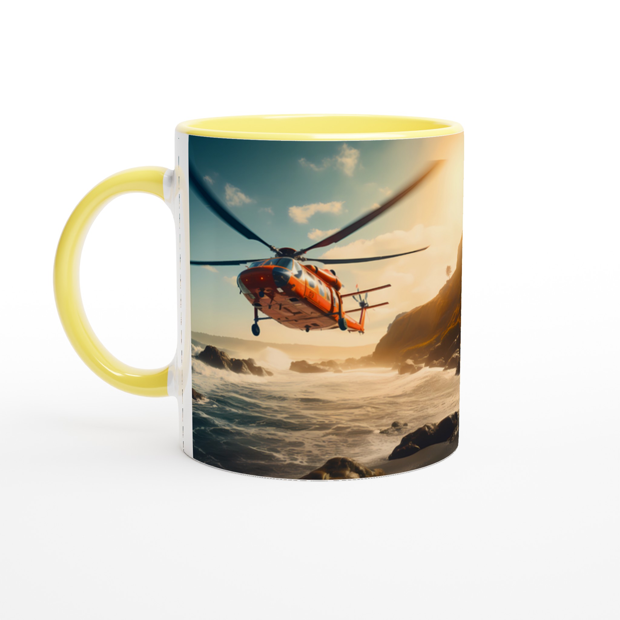 Dual Rescue Helicopters at Sunset – Ocean Horizon 11oz Keramisk Mugg i Valfri Färg 5 a80ac835-54a2-44bf-a086-24746662a315