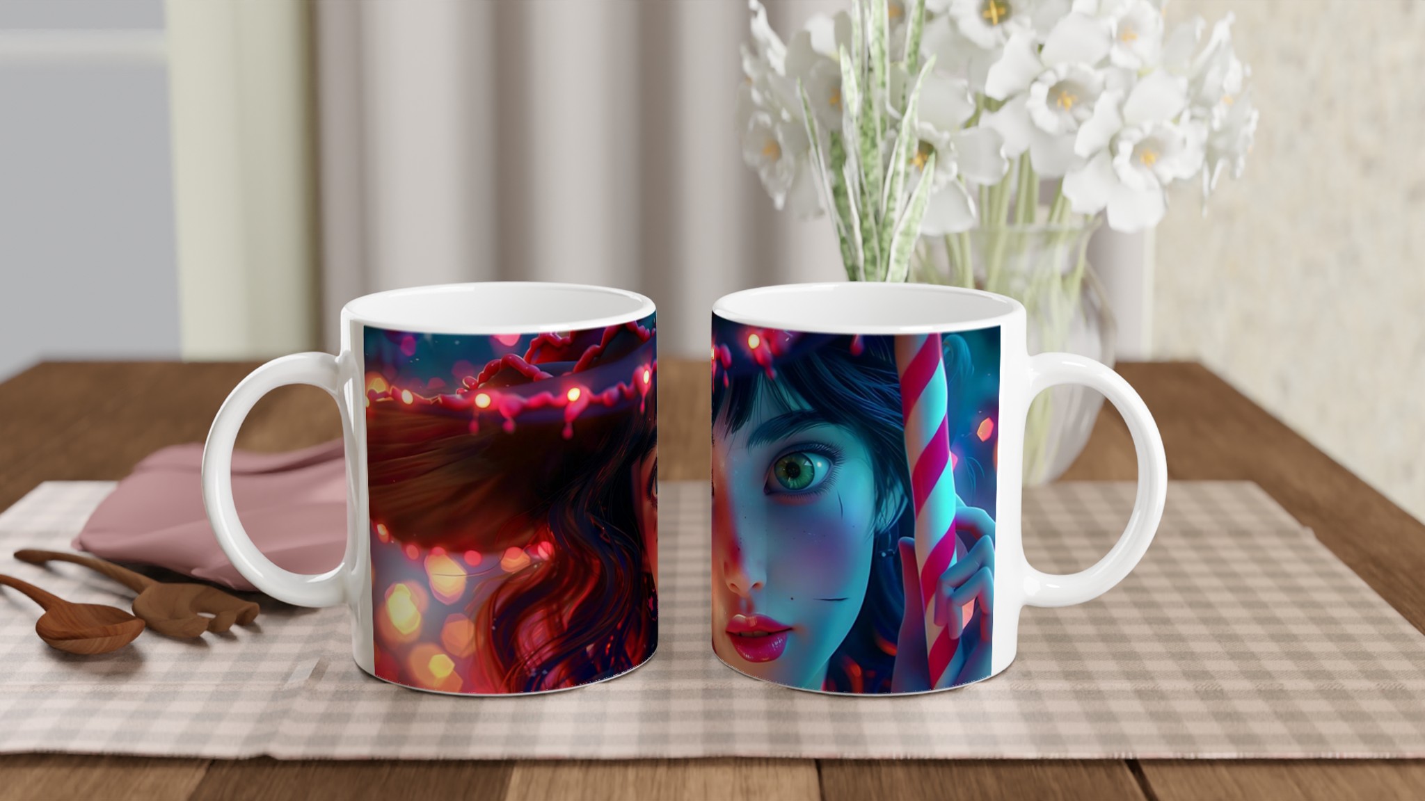 Neon Witch Mug: En förtrollande 11oz keramikmugg i ditt val av sju magiska färger 10 a81bf31f-0a09-4b20-a39a-efd5956d5a55