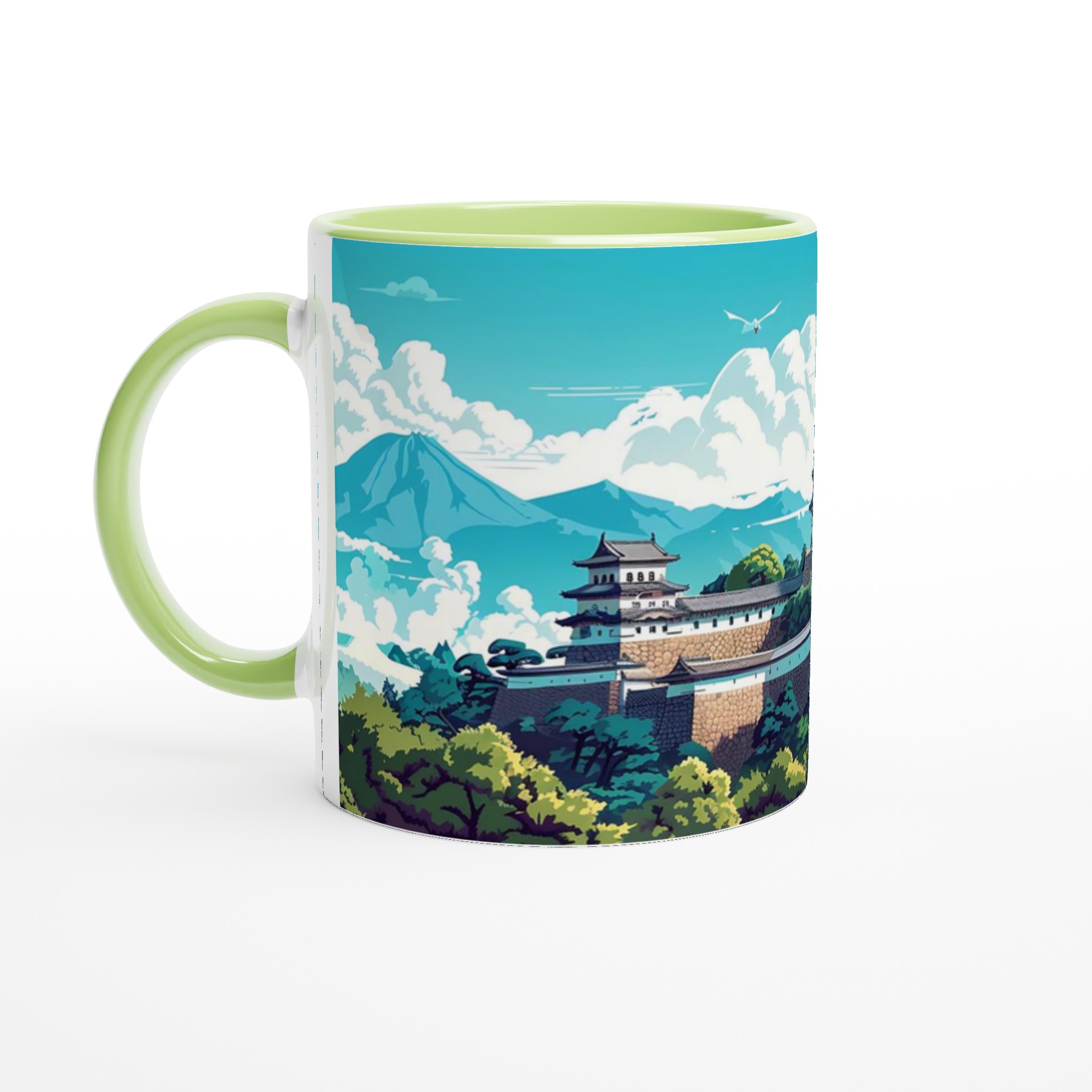 Japansk Zen-Mugg: Klassiska Slott & Berg – Välj Din Färg! 3 a85bee52-b54d-4f7d-a35b-50446c446341