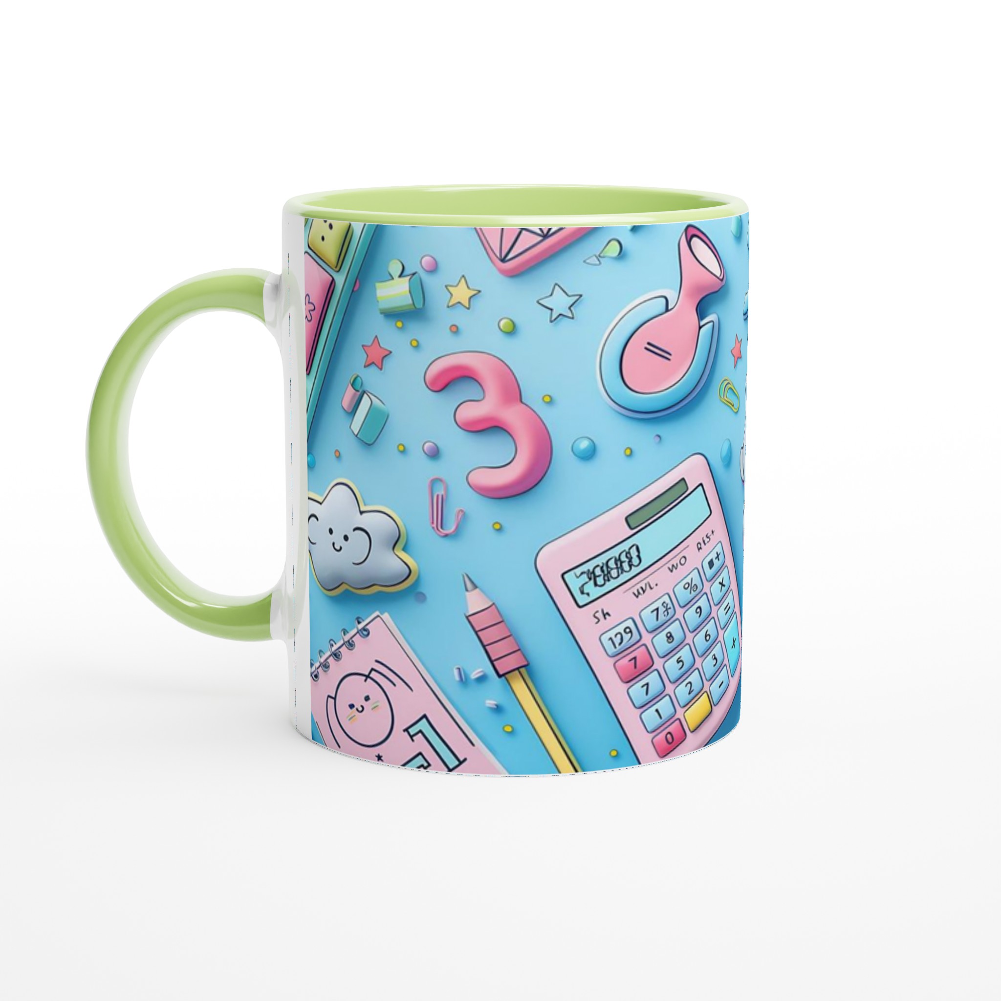 Pastell Poppin' Mugg: 11oz Keramisk Mugg för Glad Färg och Komfort 3 a8b004eb-efe4-4625-8b1a-7bae3efdbf53