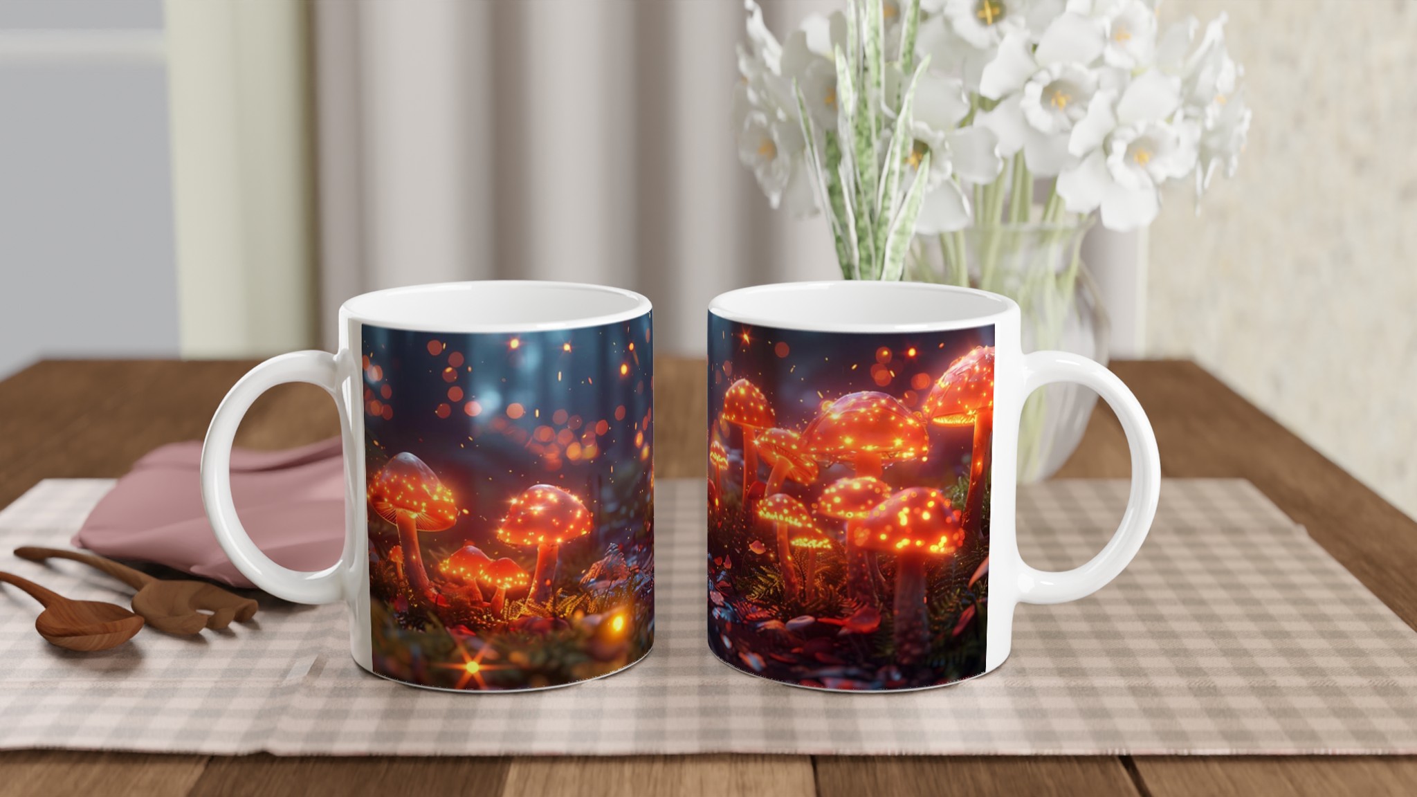Magiska Svampvärlden 11oz Keramisk Mugg – Drick ditt kaffe i en förtrollad skog 10 a8c7bcff-ad8c-48f2-8ecd-04ab2748c739