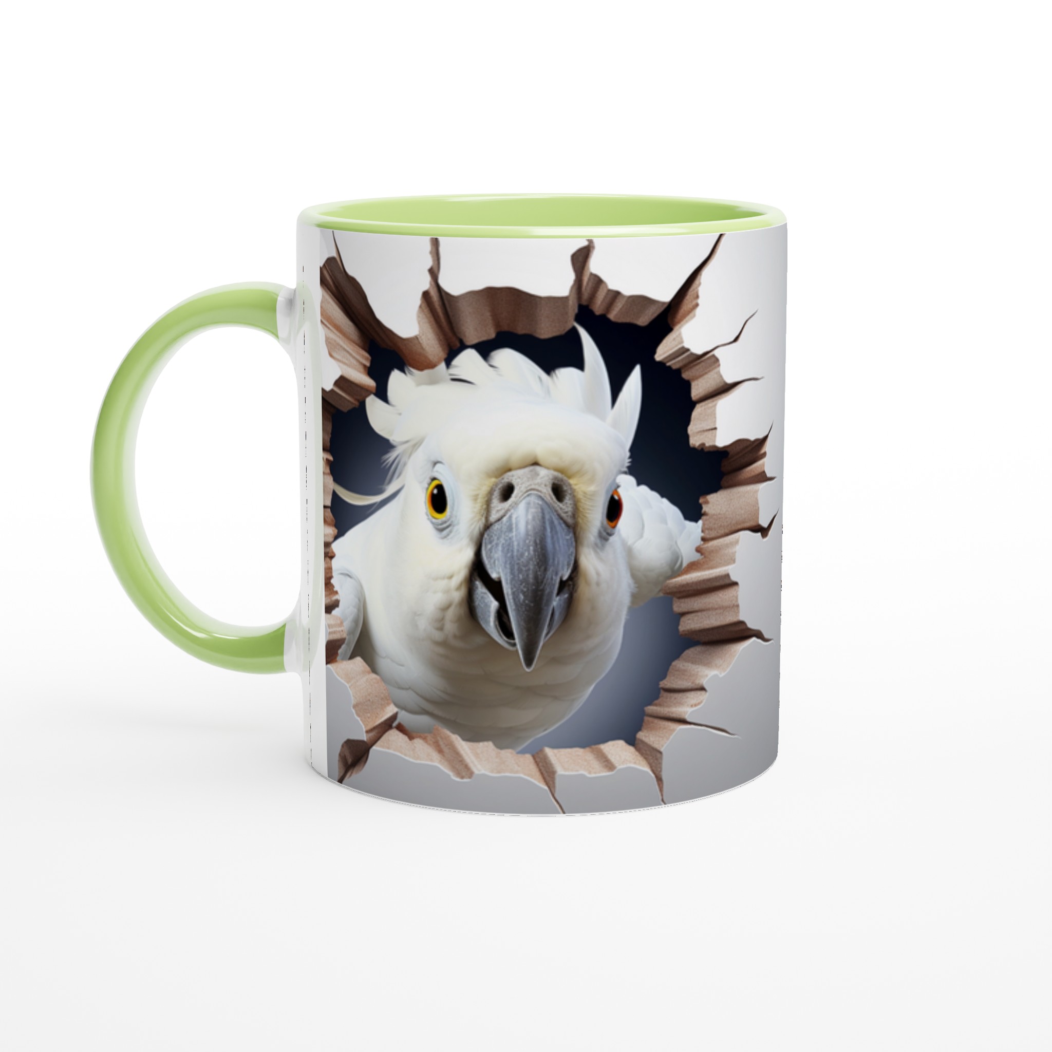 Nyfiken Kakadua Keramisk Mugg – Unikt 3D-motiv som Sticker Ut & Finns i Olika Färger 3 a9348468-18bf-41b9-8485-387e24dfb0f4