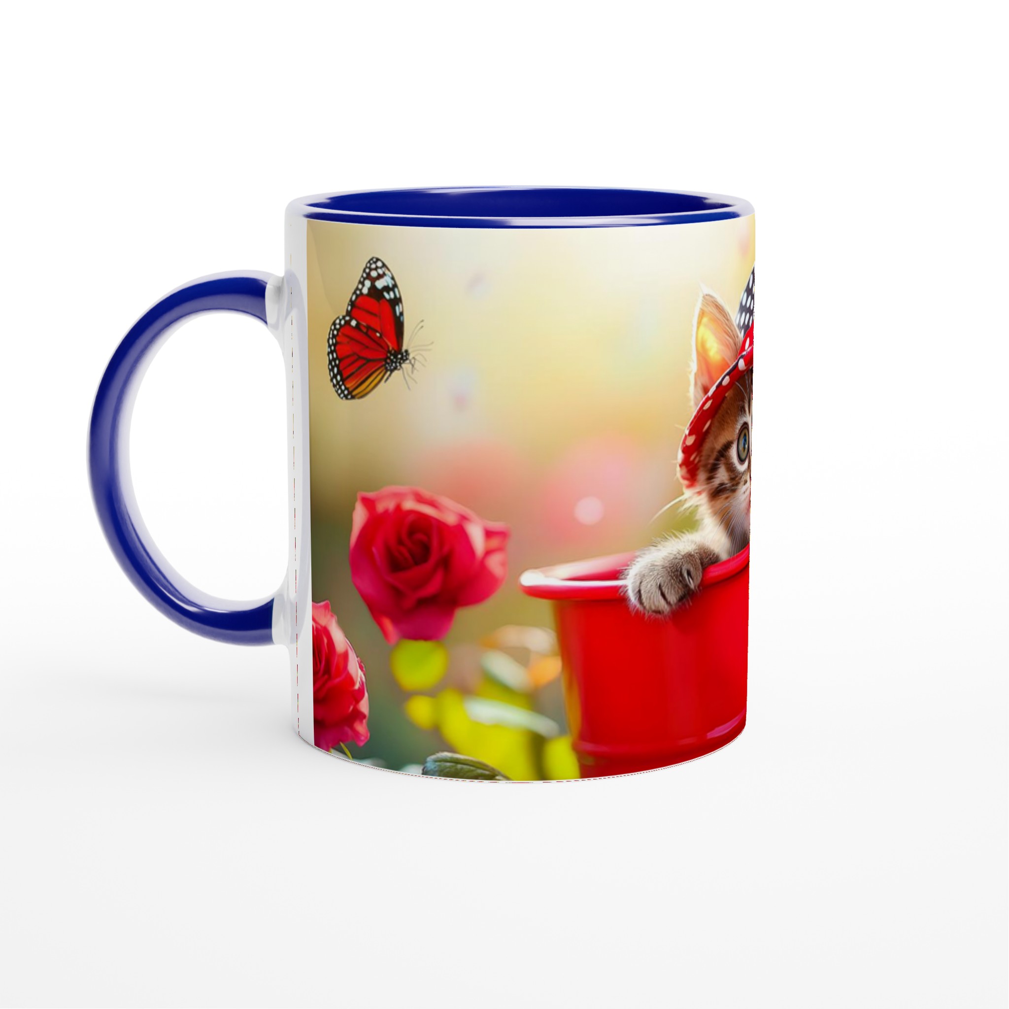 Söt kattunge i hatt - 11oz Keramisk Mugg för kattälskare 4 a989e988-ea76-48ad-8c66-4ebfdfa13606