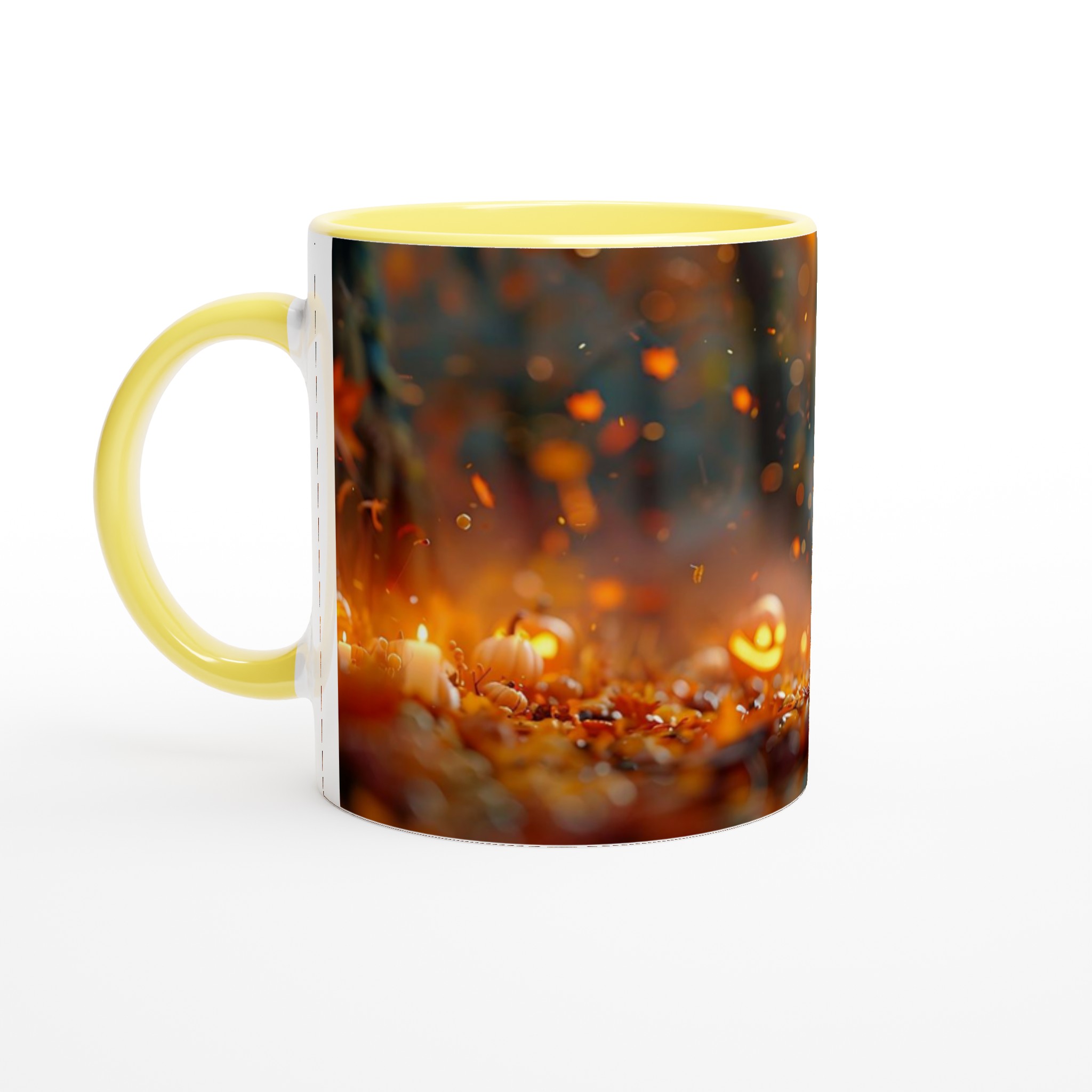 Söt Halloween Witch & Pumpkin Keramisk Mugg – Personlig Design i Flera Färger (11 oz) 5 a9aa9741-a395-4fac-859f-13907556536d