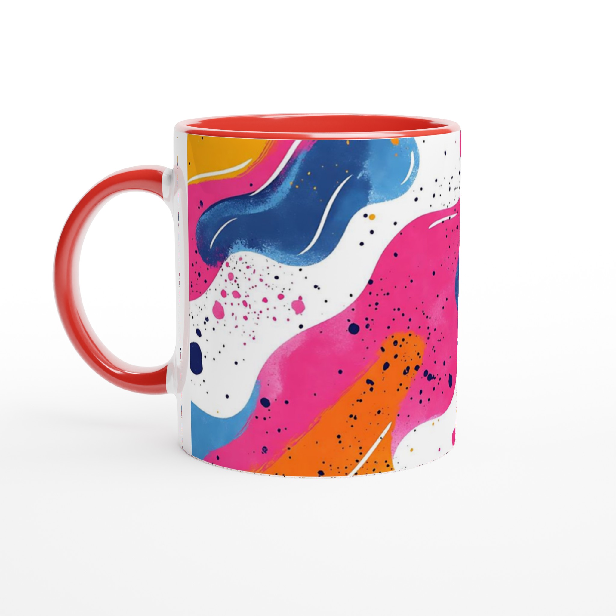 Abstrakt Pop Art Keramikmugg 11oz – Färgstark & Diskmaskinssäker – Välj din Favoritfärg! 5 aa58f381-d188-4cd5-84e7-a1f569ff18d4