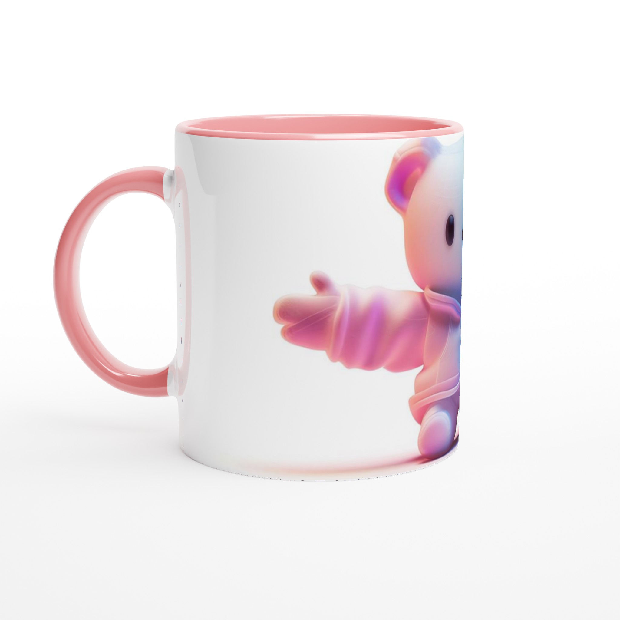 Kramgo Nallebjörnsmugg – Lekfull Design i Pastellfärger – 11oz Keramikmugg 6 aa632820-1202-4958-961f-3830705d0321