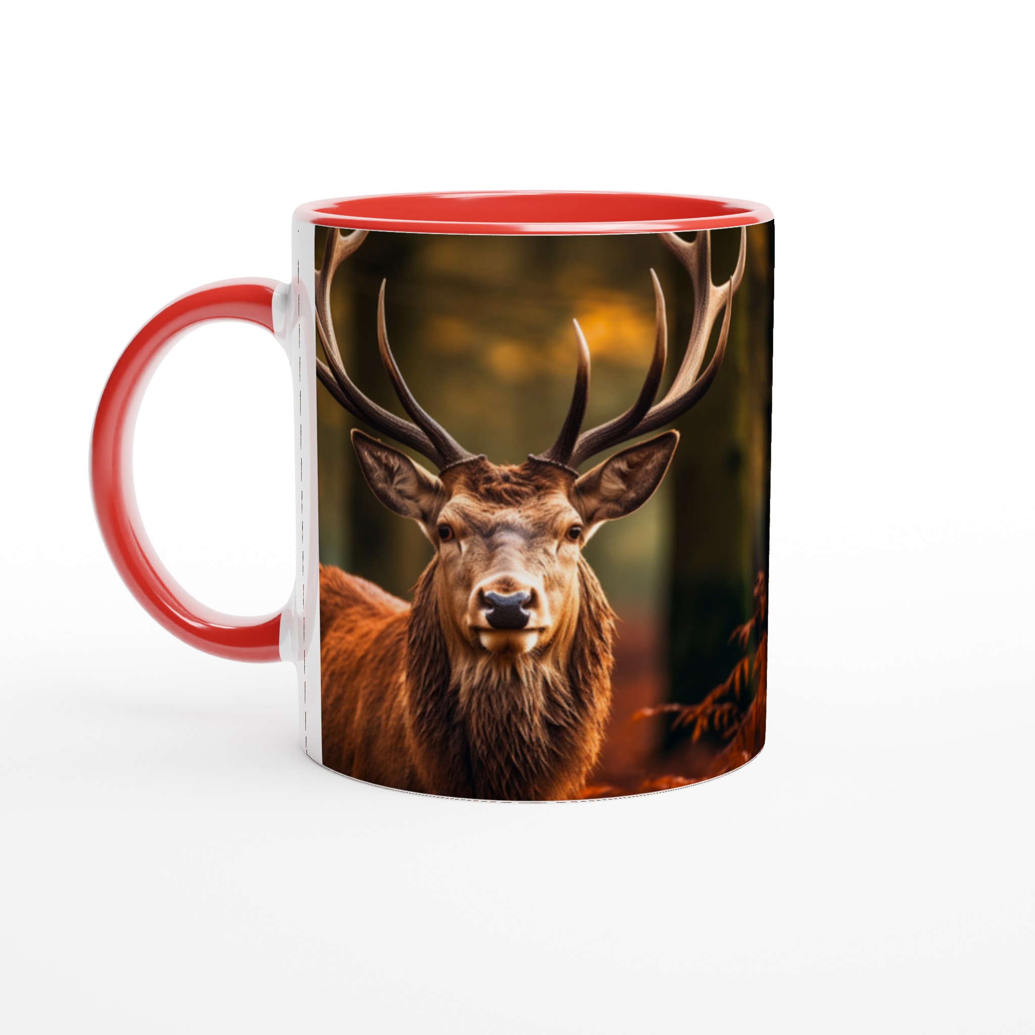 Majestätisk Kronhjort 11oz Keramisk Mugg – Rustik Skönhet för Din Kaffestund 2 aa634eaf-b20c-435e-9a72-09478c755557