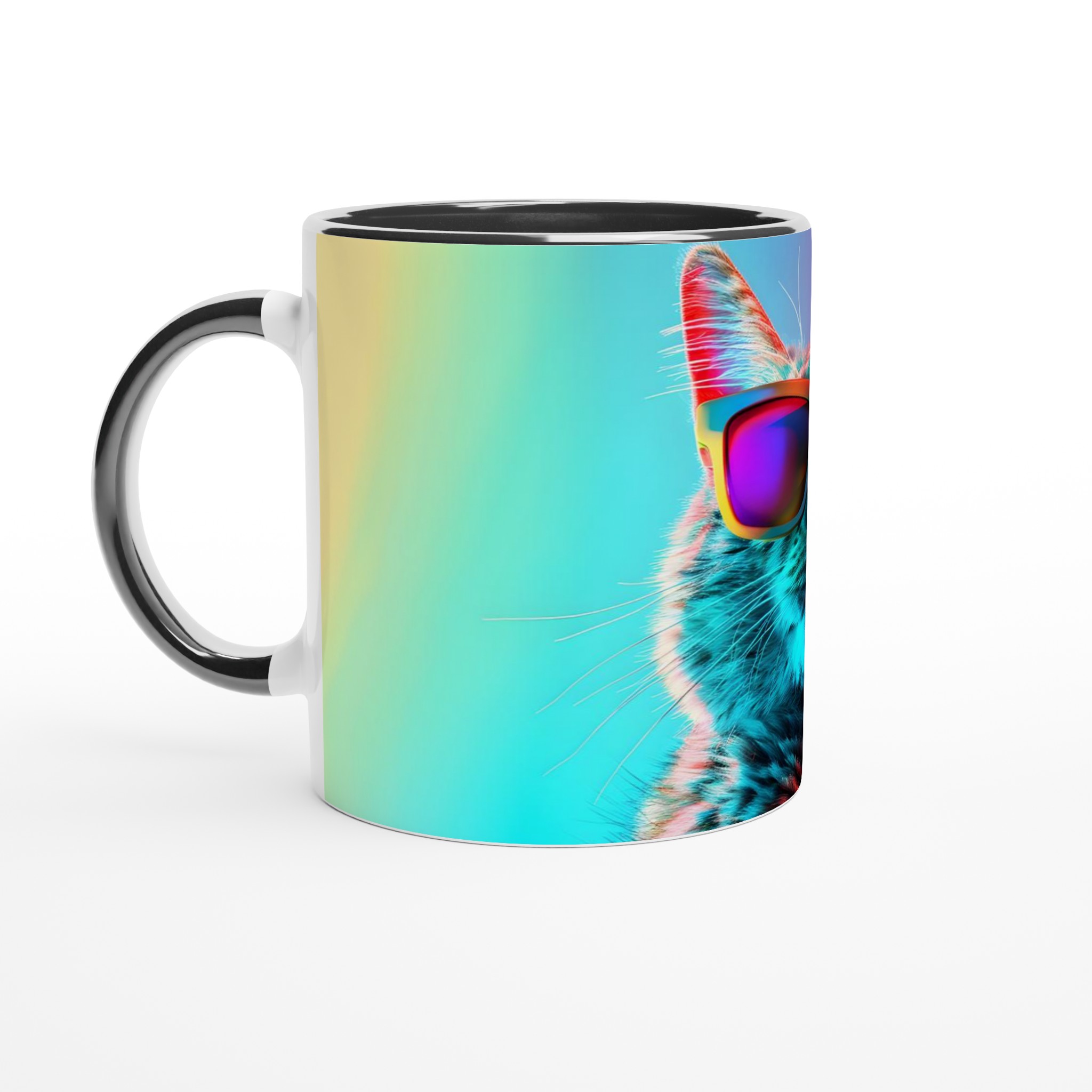 Neon Cool Cat Mugg – Lyxa till fikat med en 11oz keramisk mugg i din favoritfärg! 7 aaf83991-0b22-4411-a106-378fbd683088