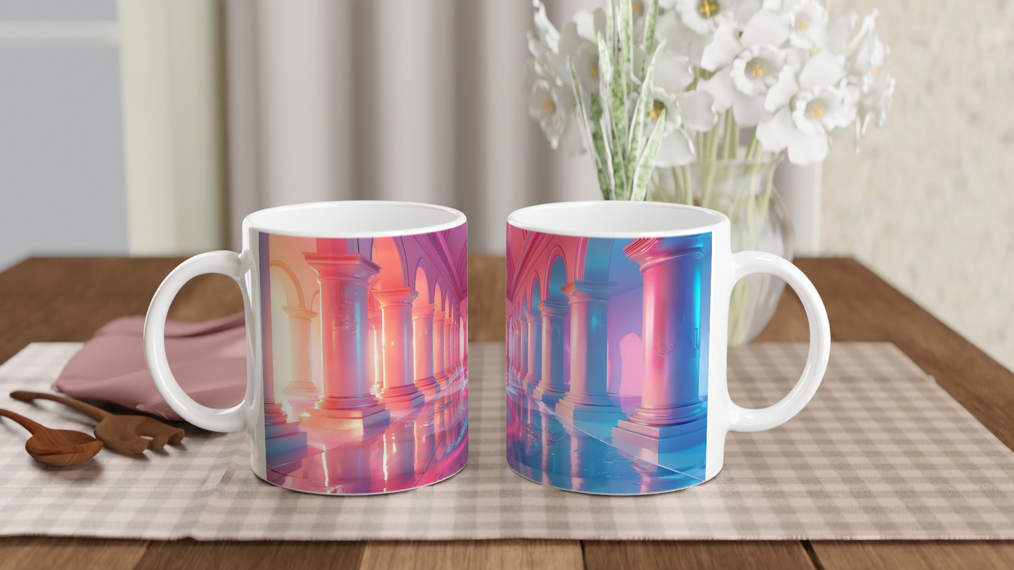 Pastell Dröm 11oz Keramisk Mugg - Välj bland 7 Livfulla Färger för Din Perfekta Kaffestund 10 ab00c9a5-c1d3-41b9-9ca5-7a2eaaf0c169