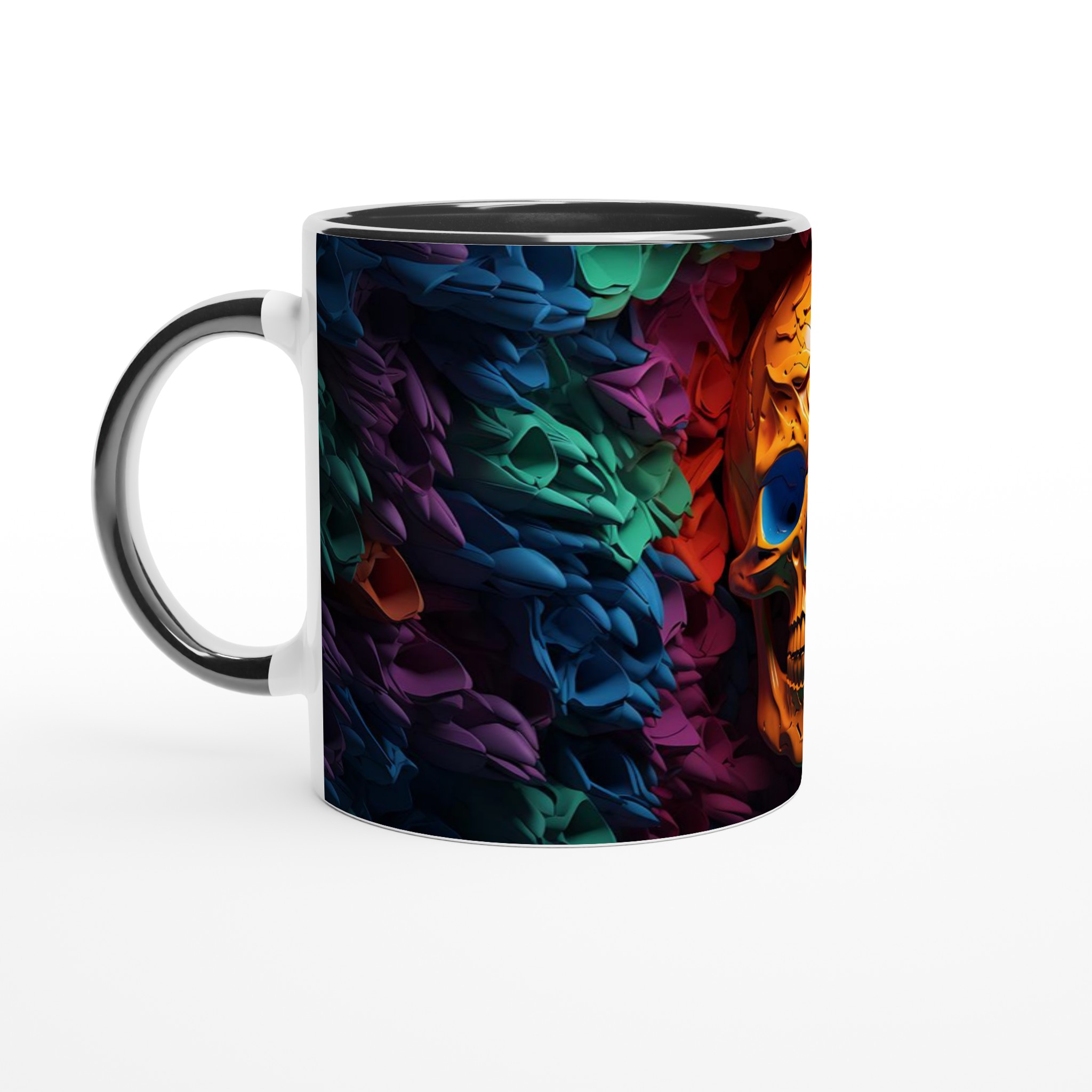 Neon Skull Design 11oz Keramisk Mugg – Välj bland 7 Livfulla Färger för Din Kaffestund 7 ab26e45e-3c19-4daa-8753-9225cf6e90bb