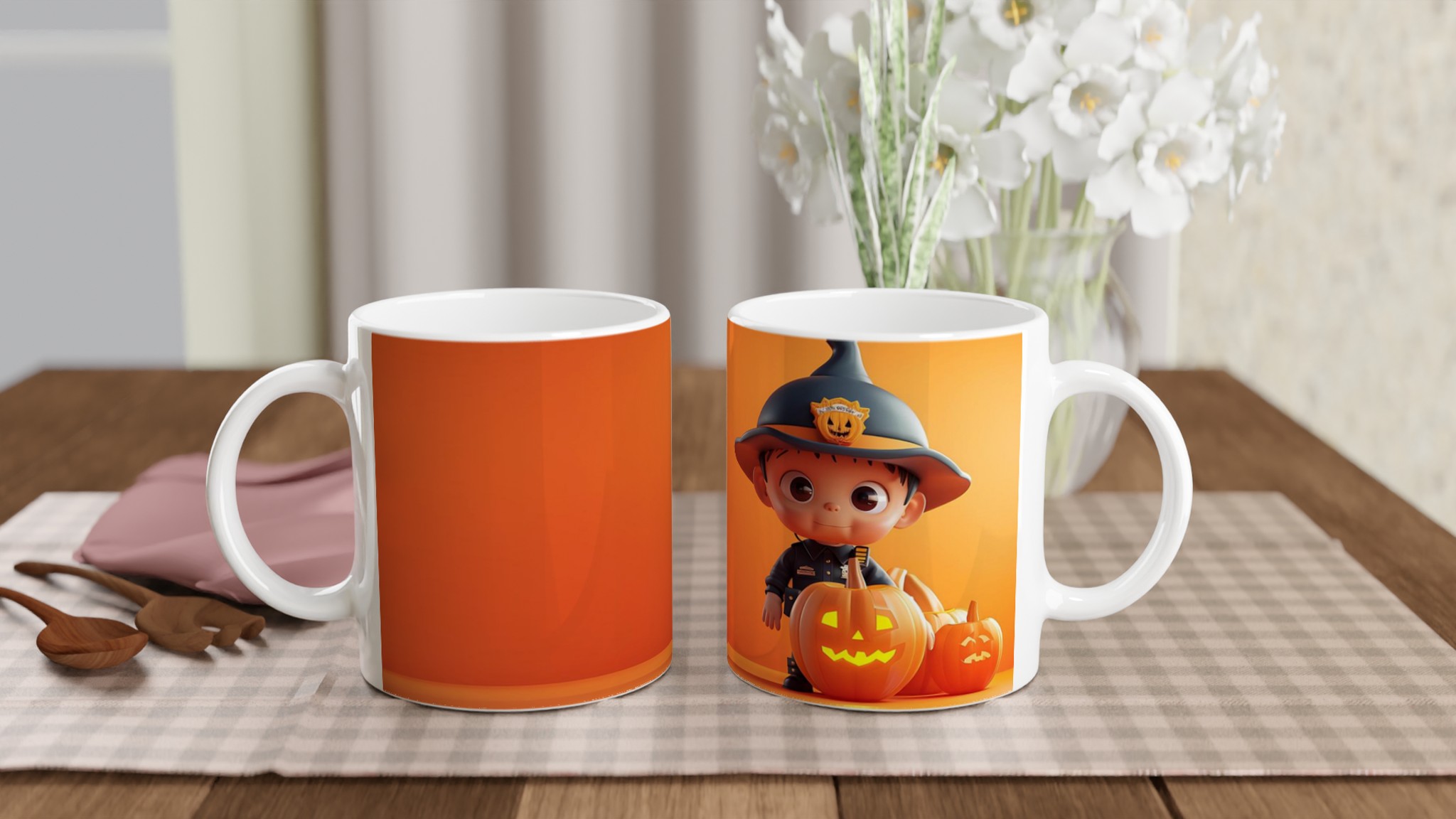 Bus eller Godis Mugg: Lekfull 11oz Keramisk Mugg för Halloween och Mer! 10 ab291180-aa0a-41c6-af22-299aa70b392d