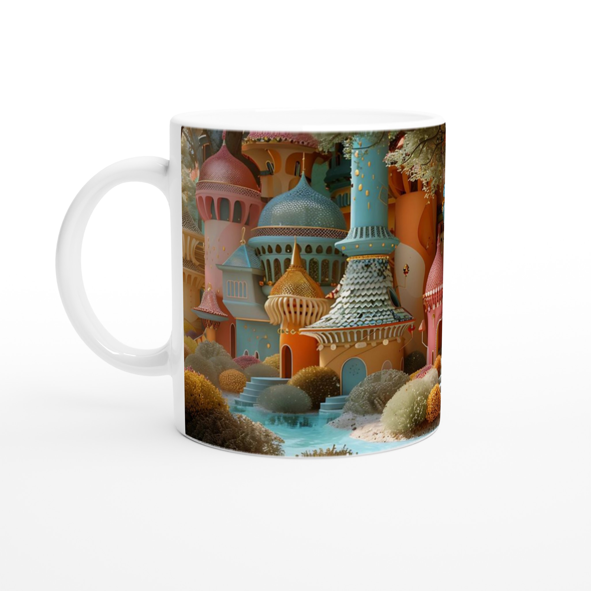 Fantasislott Mugg – 11oz Keramisk Kaffekopp i Välj Själv Färg 1 ab37a53c-5316-411a-8bd5-d25bbdc6d420
