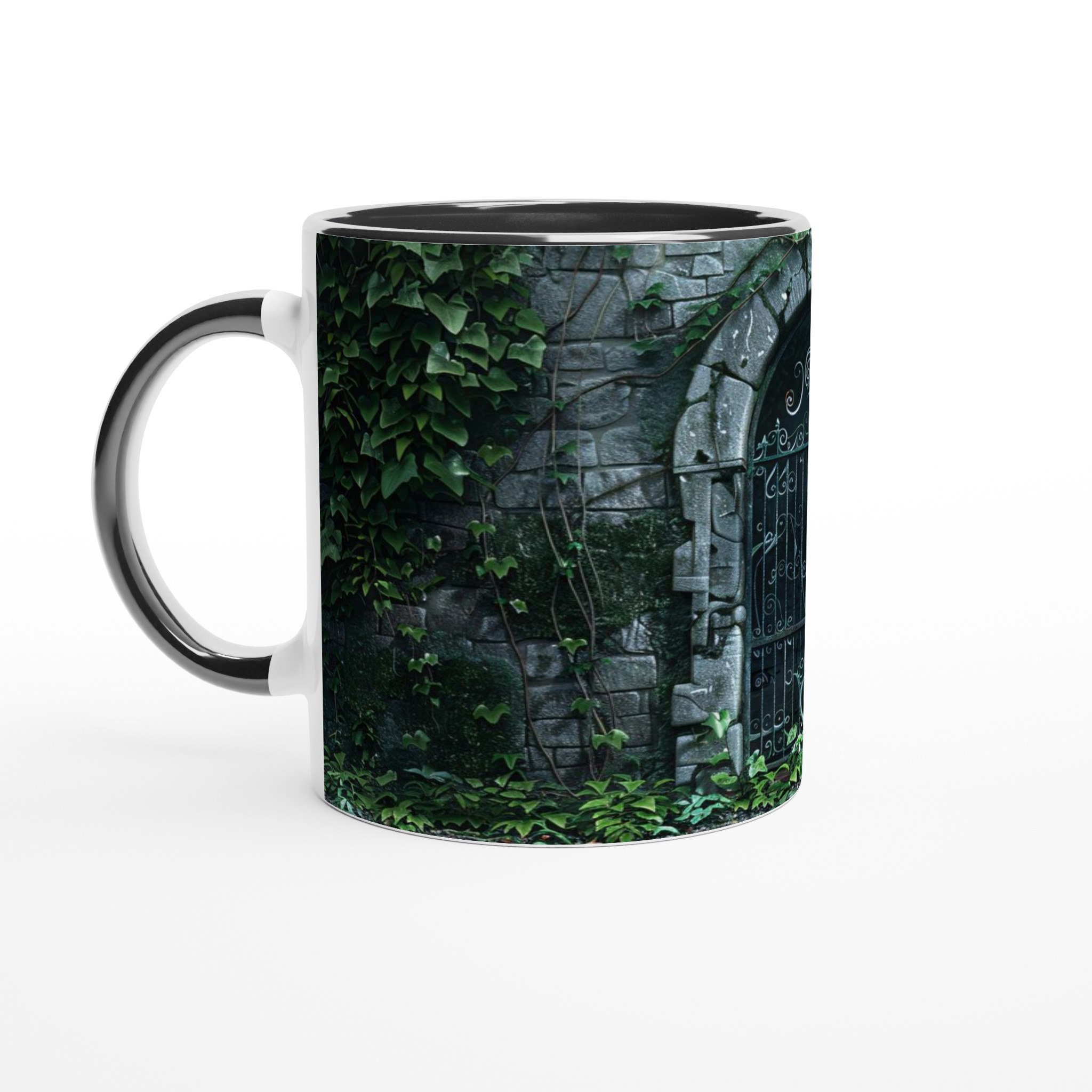 Mystisk Grind Keramikmugg - Skogsgrön Ivy Design, 11oz Favorit i Flera Färger 7 ab548d75-f0ea-479e-84c2-a65c6dd3dee4