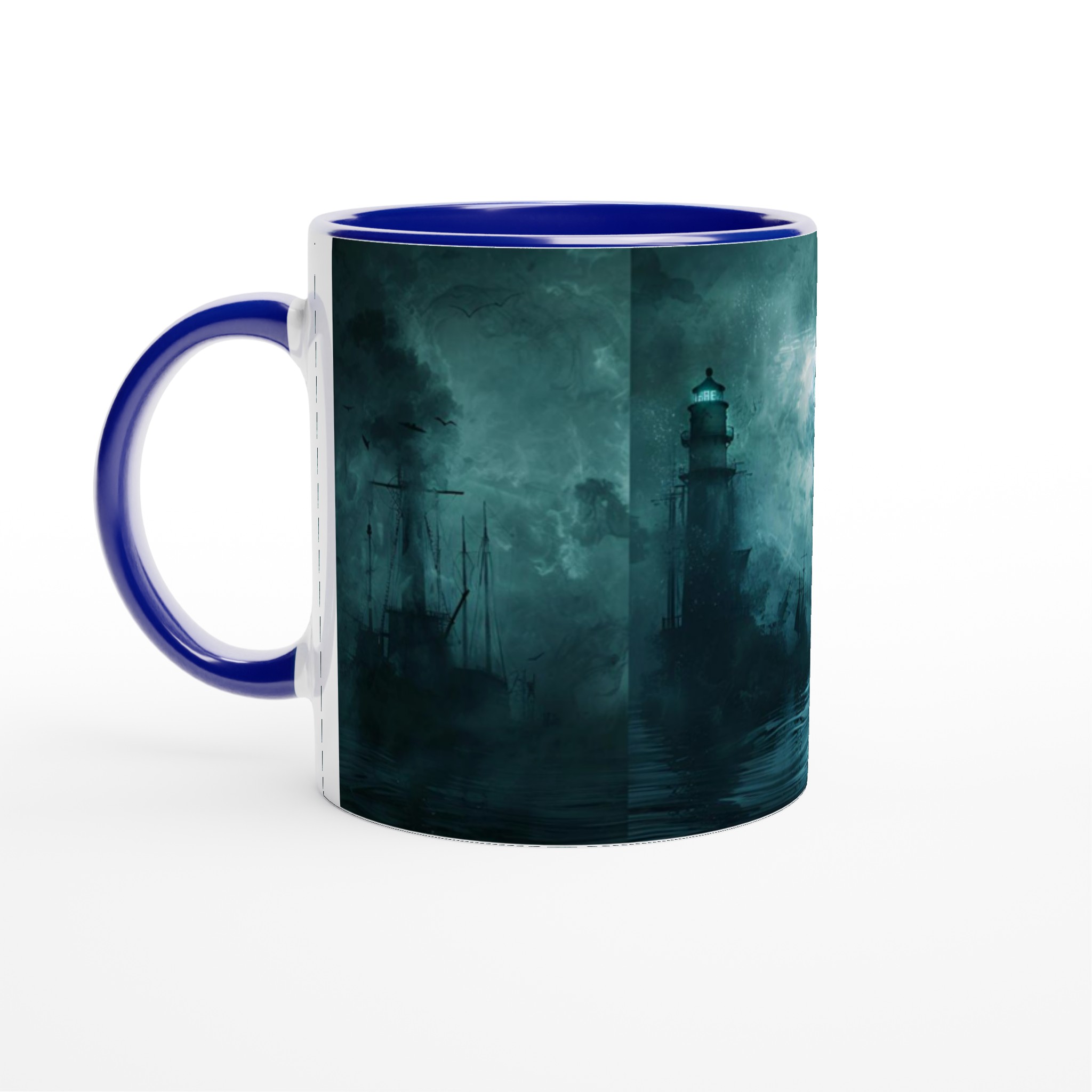 Mystical Lighthouse Ceramic Mug – 11oz in Your Choice of Ceramic Hues 4 ab7c84a4-bffb-41fa-9040-a714eda48bdd