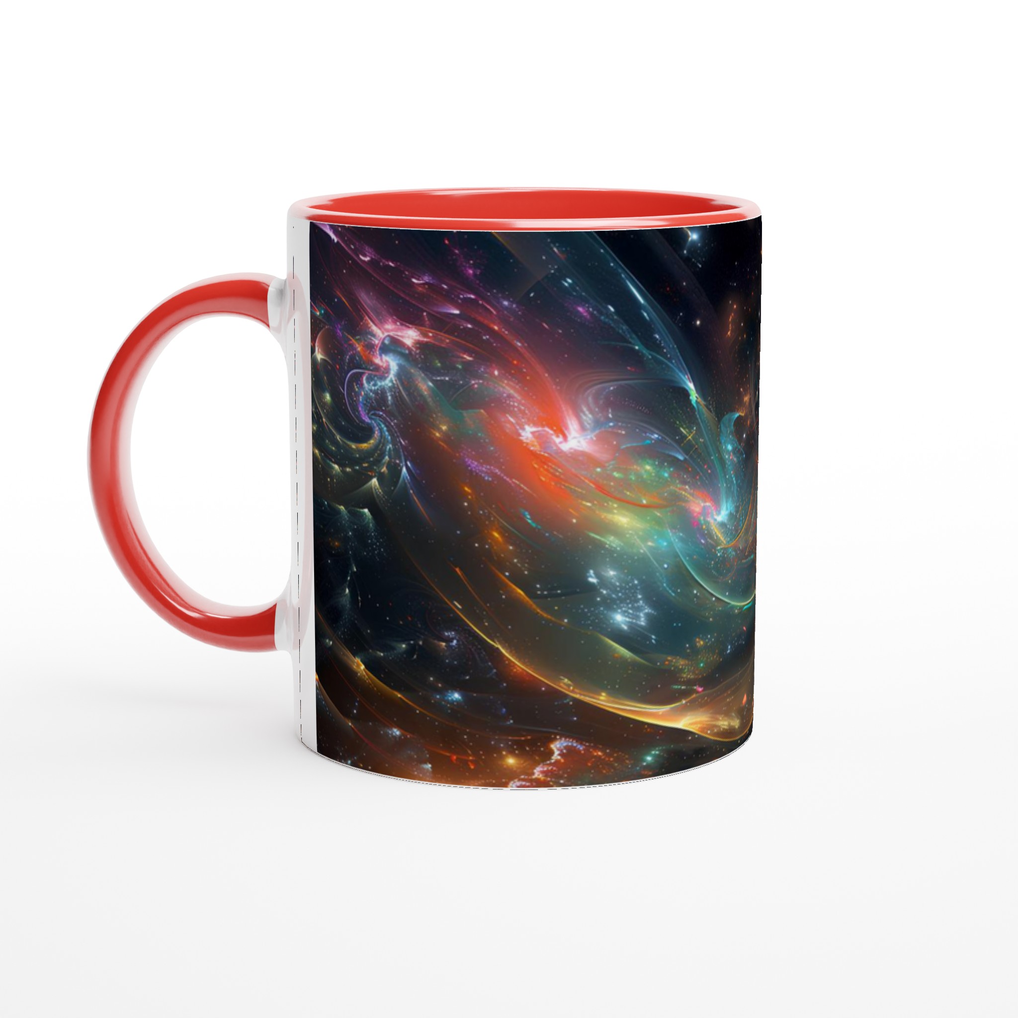 Kosmisk Dans 11oz Keramikmugg – Universums Färgexplosion på Din Frukostkopp 2 ab9177c6-5225-441e-bdd5-c015462599a4