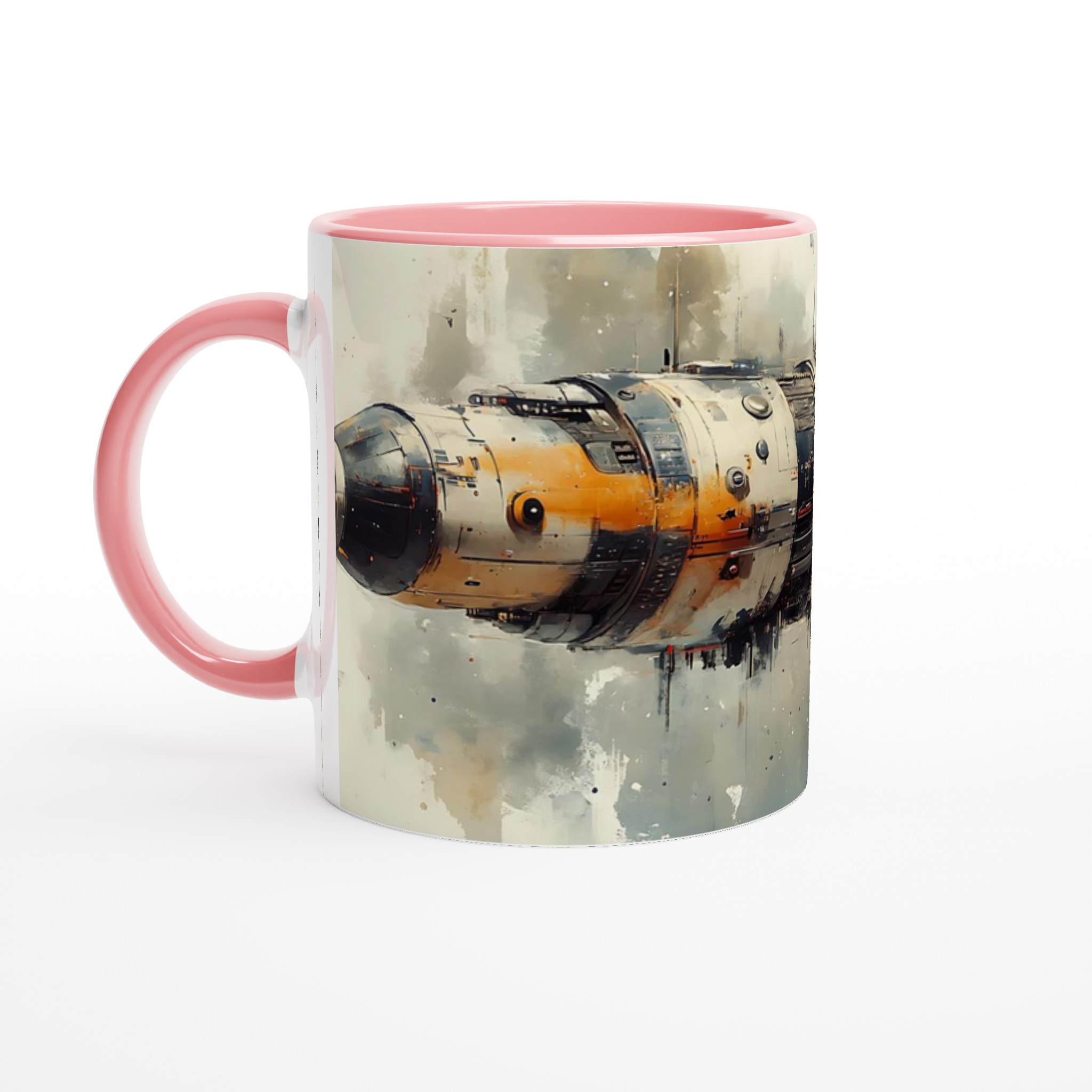 Space Voyage: Industriell Sci-Fi-Mugg i 11 oz Keramik – Välj Din Färg! 4 abb6cc07-e883-4224-80ee-c08606514c1f