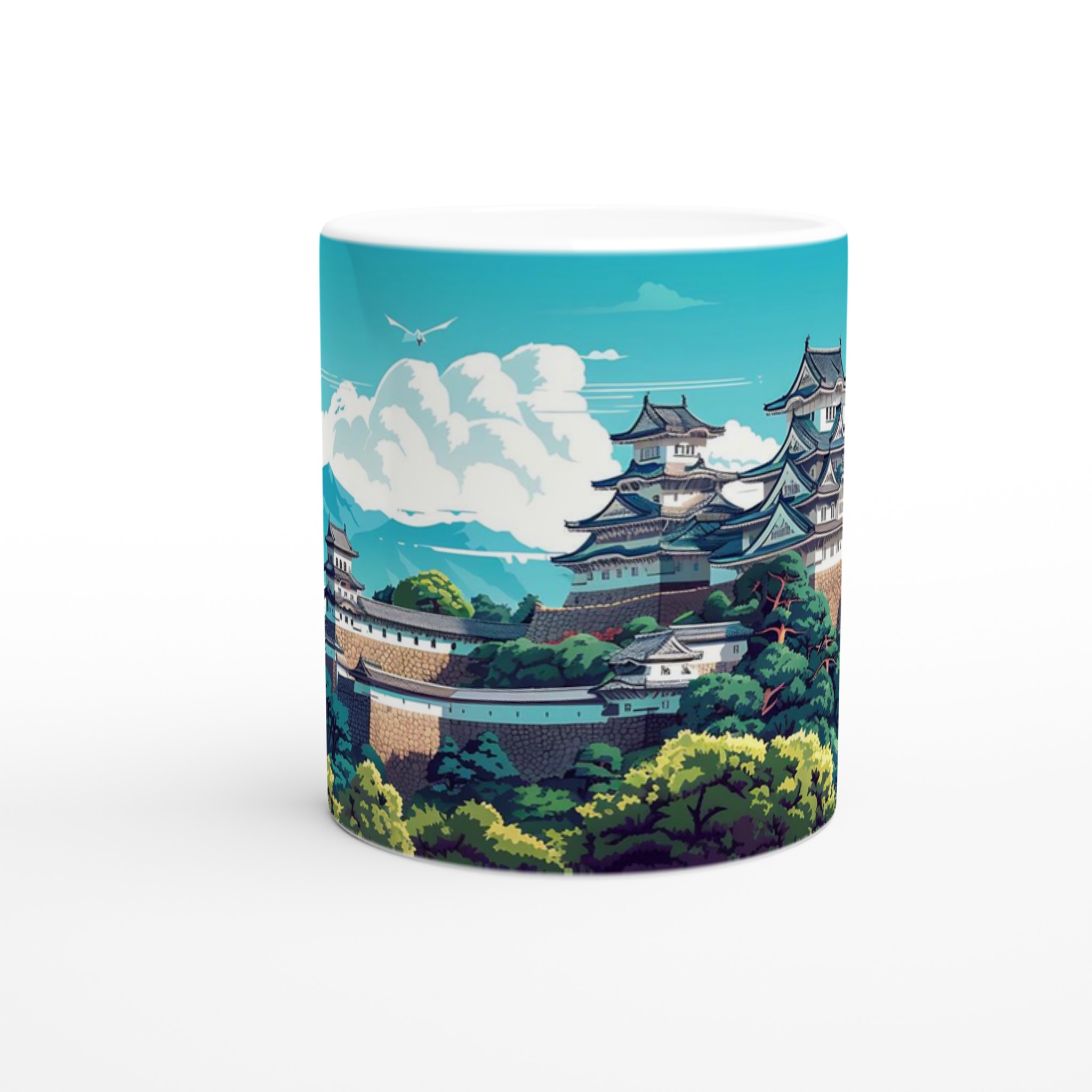 Japansk Zen-Mugg: Klassiska Slott & Berg – Välj Din Färg! 9 abe42781-038c-4923-8439-a5d5f4dfbfa0