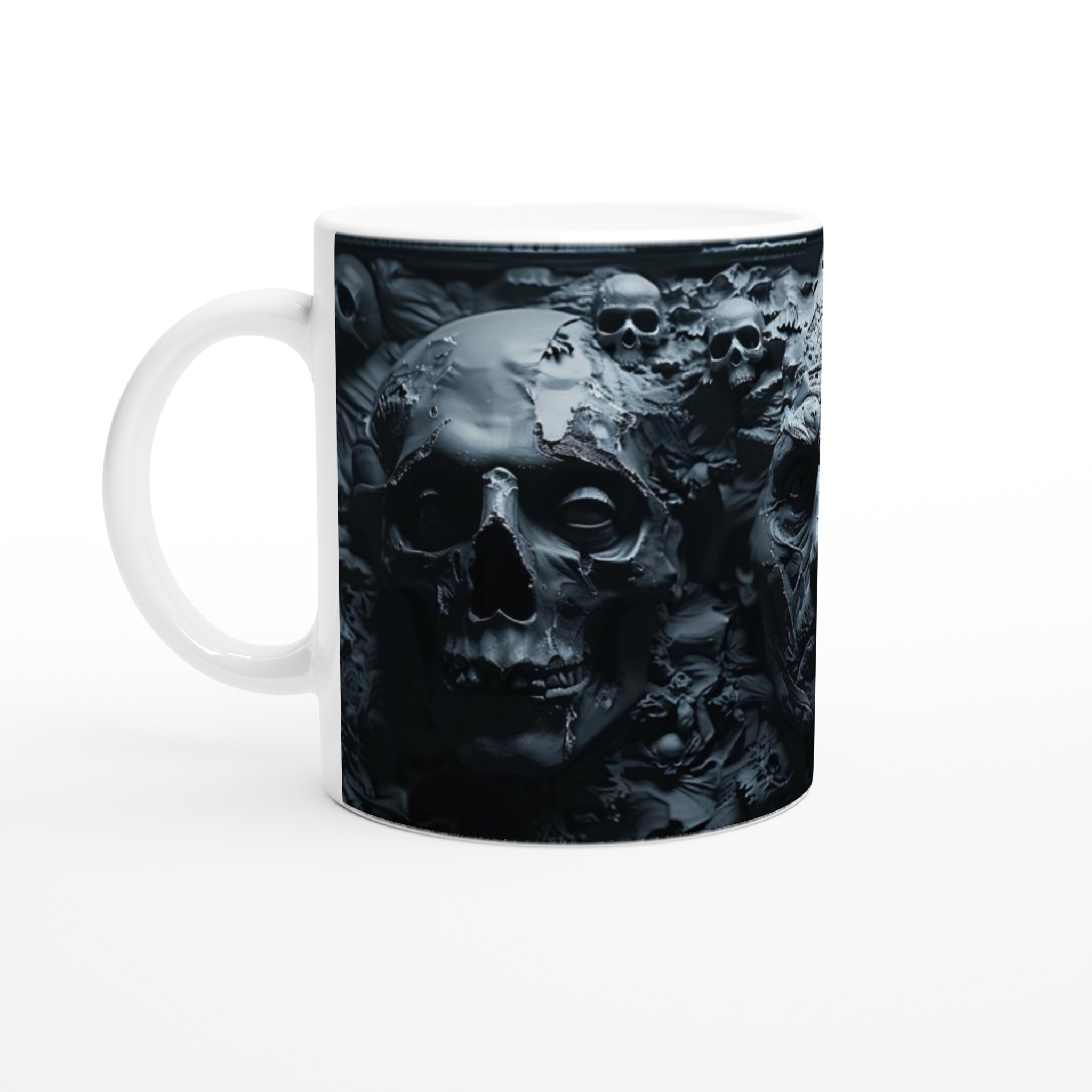 Mörk Elegans 11oz Keramisk Mugg - Gotisk Konst & Skallar i Din Valda Färg 1 abf08b7c-9f15-45e3-bbe0-7b31d86af6b2
