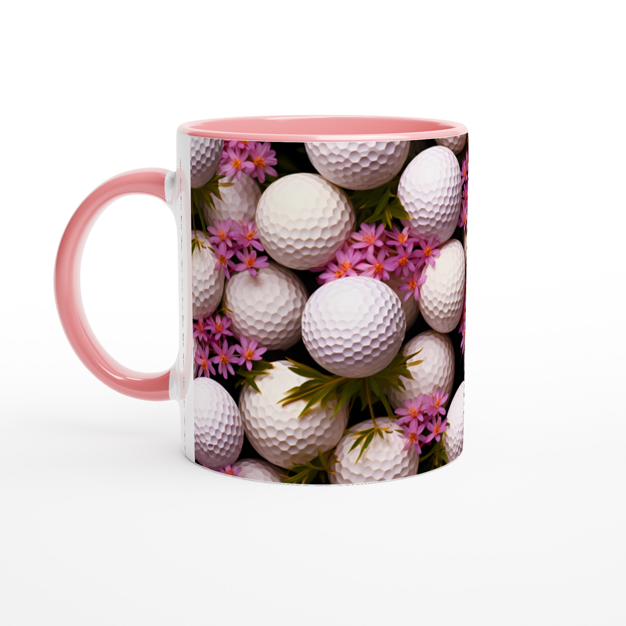 Golfbollar & Blommor 11oz Keramikmugg – Perfekt för Golffantasten, Välj bland 7 Färger! 6 acb3c031-f682-49cb-a60c-5c8f9fb9da9e