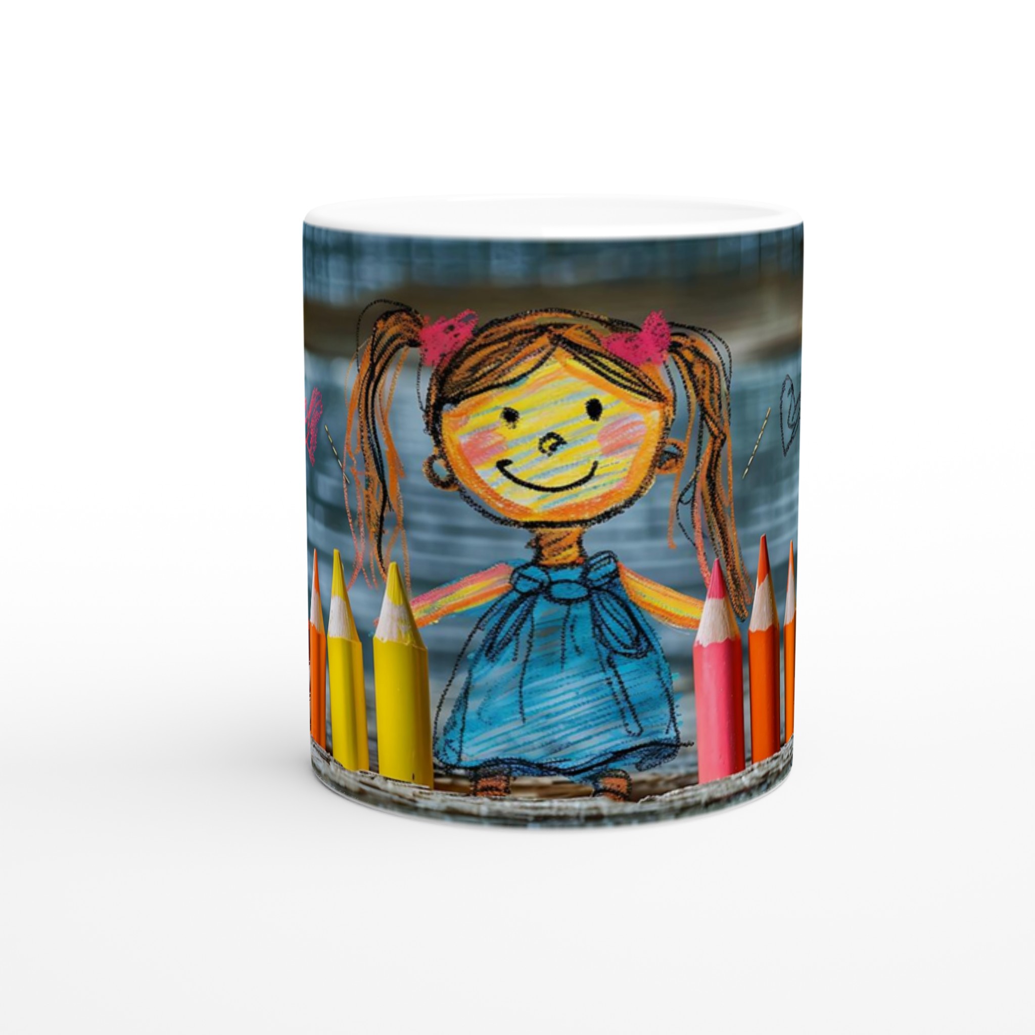 Kreativ Glädje: 11oz Keramisk Mugg med Lekfullt Barndesign – Välj Din Färg! 8 acd7c754-2e00-49c1-971f-4c80e5035ba0