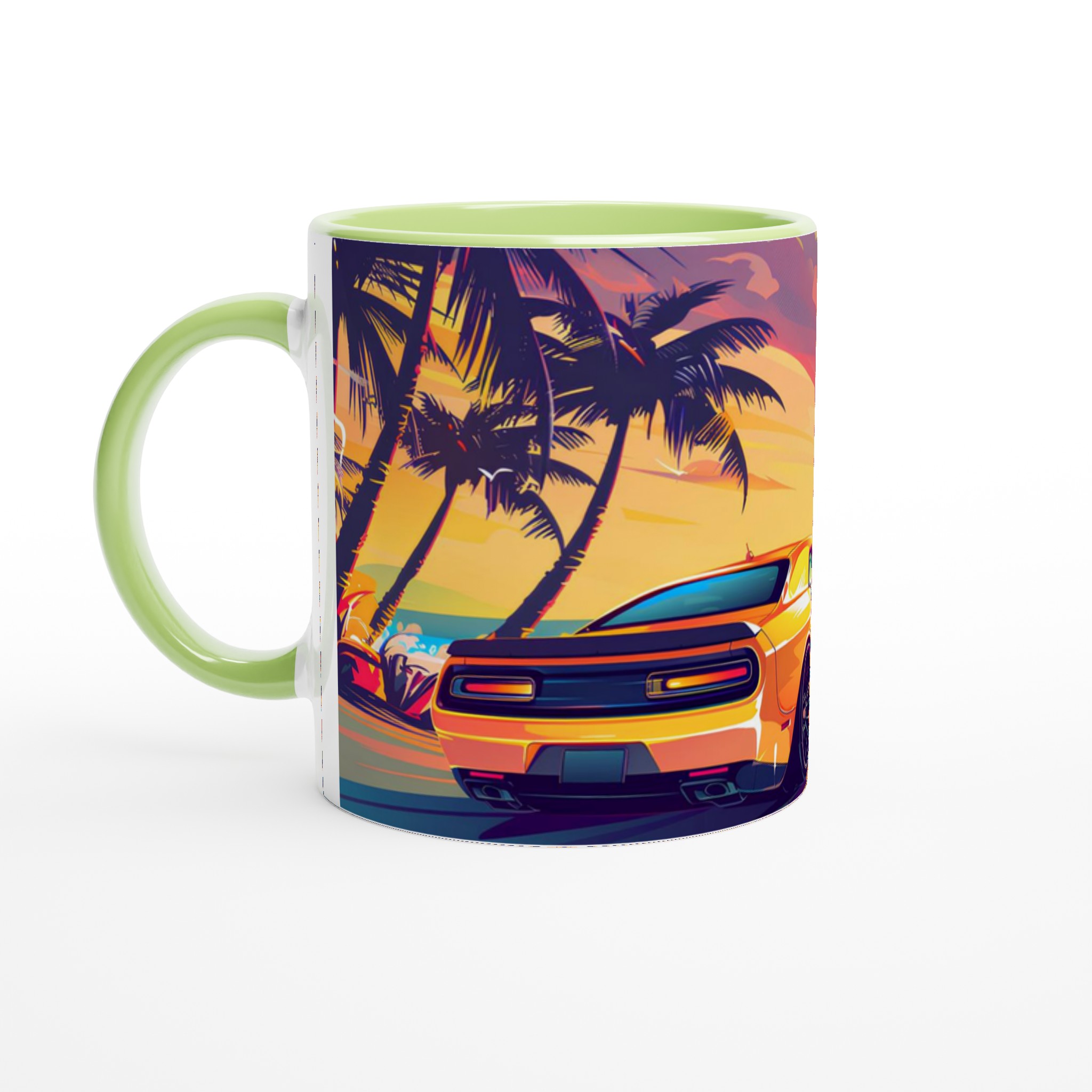 Neon Sunset Challenger Mugg - Vibrerande Retrovibbar för din Favoritdryck, Välj Bland 7 Färger! 3 ad044531-95d2-45fa-89e3-8be0569c465d