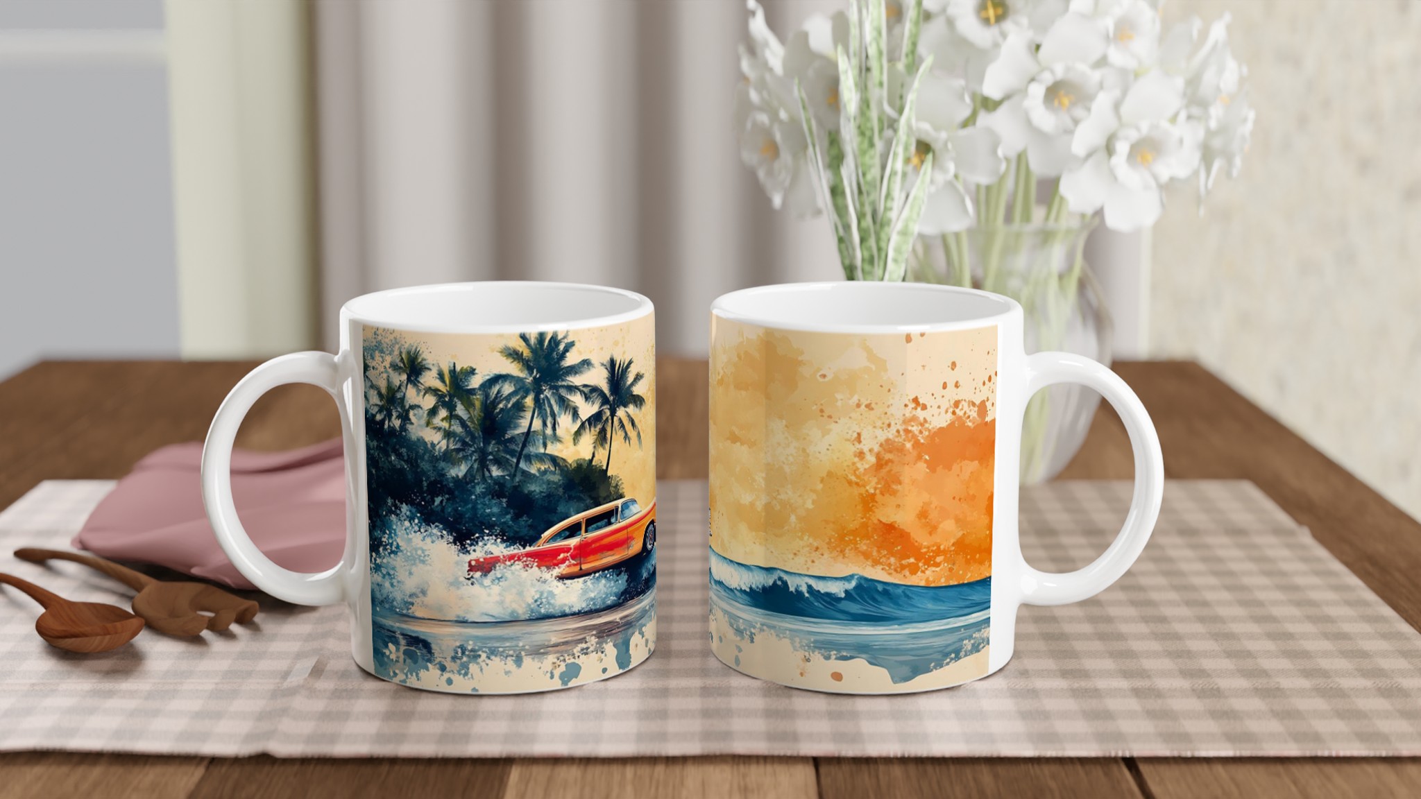 Retro Surfari – 11oz Keramikmugg i din valfria färgpalett 10 ad318a0d-de5a-4bdc-901c-6235500a4036