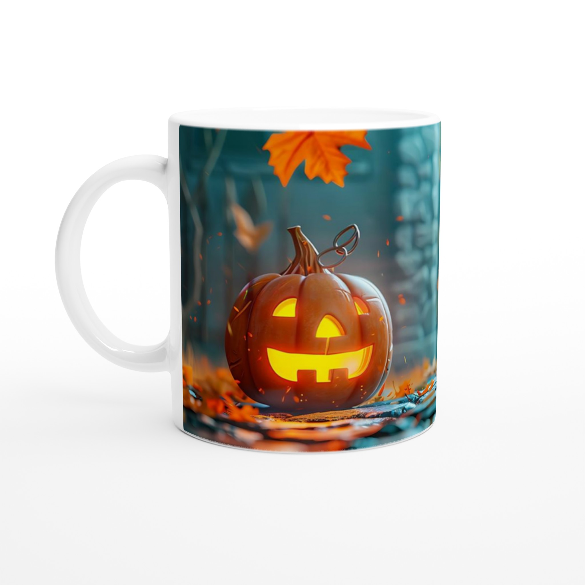 Mystisk Miniriddare & Lysande Pumpa – 11oz Keramisk Mugg för Äventyrliga Själar 1 ad753ab4-ac8b-42cd-9c6f-d28028c3efe8