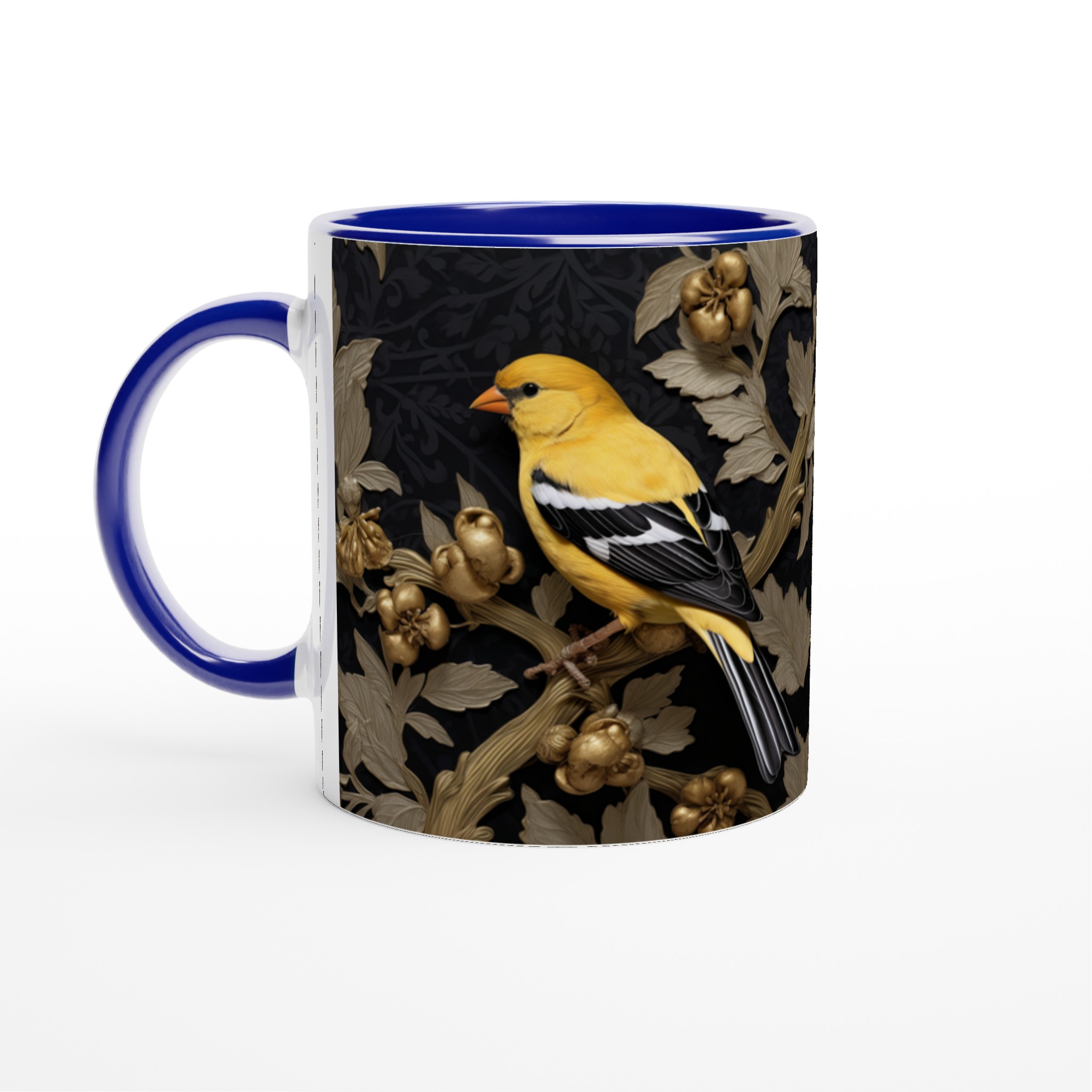 Guldfågel Lyxmugg – Konstnärlig Keramisk Kaffekopp med Exklusiv Fågeldesign, Välj din Färg! 4 ad7a17a1-165e-42a9-a0f3-ded658583593