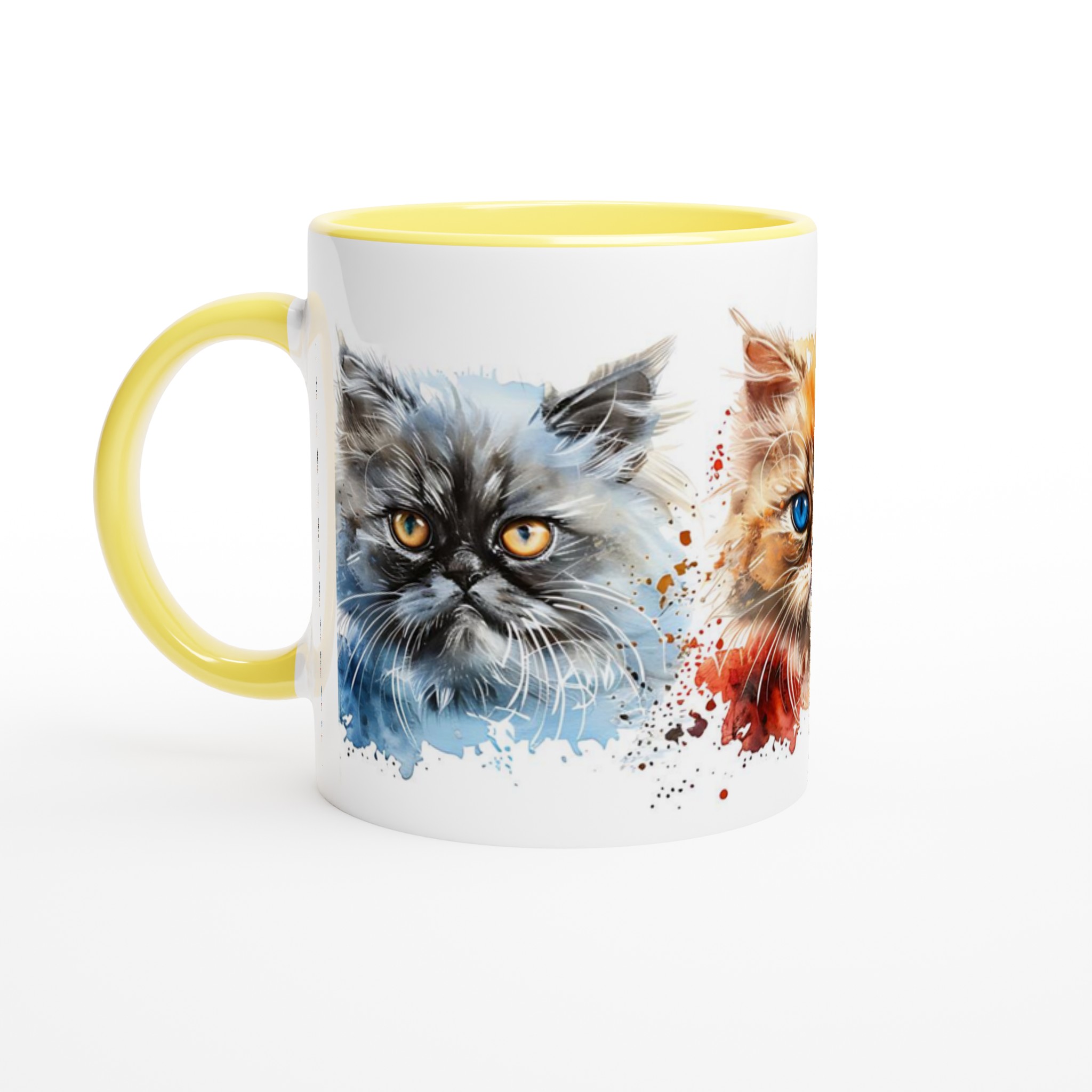 Kattälskarens Drömmugg: Akvarellkatter i Flera Färger – 11 oz Keramisk Mugg 5 adb4dd48-1543-41df-9f9b-91fa77a97e10