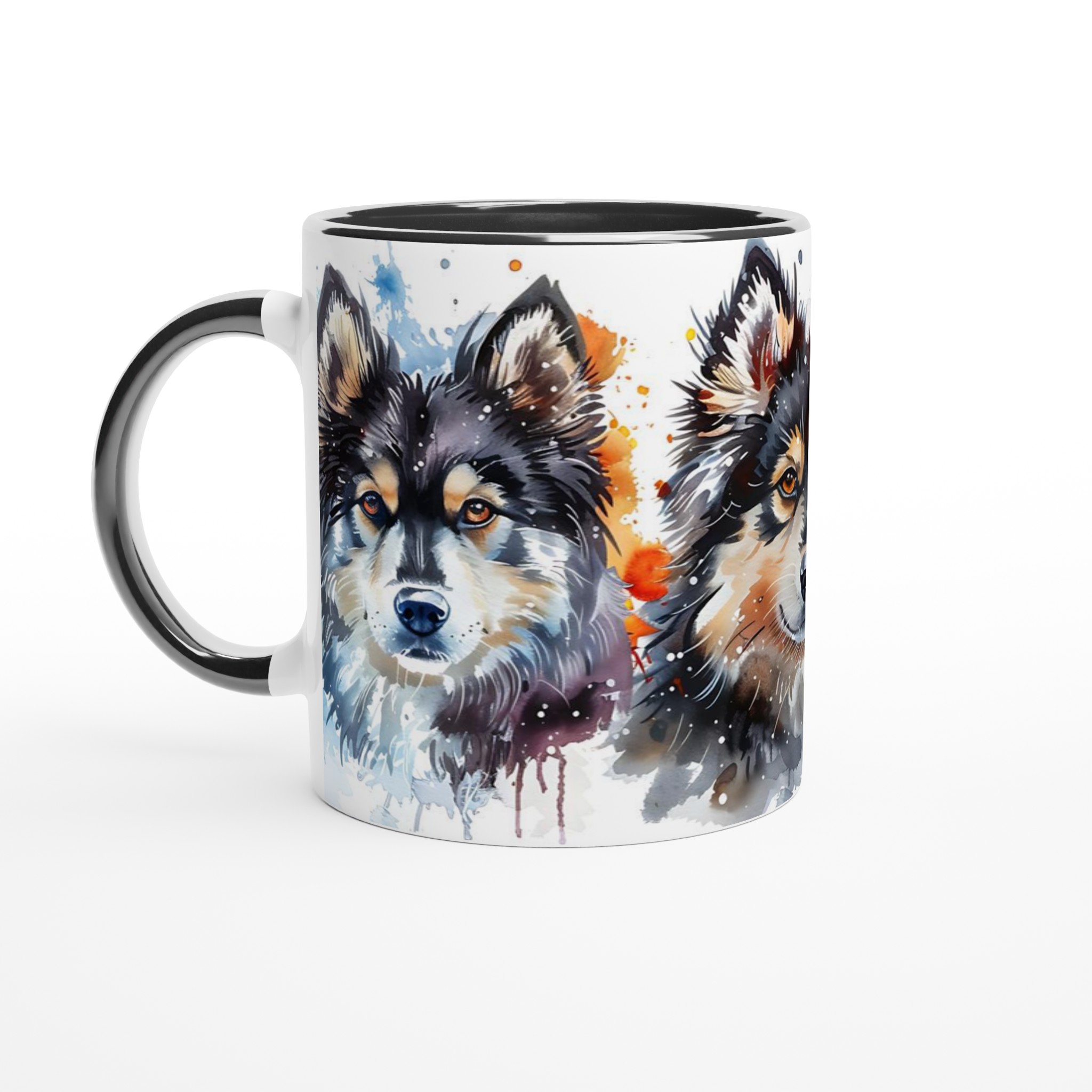 Akvarellhund Mugg – Livfull Konst för Kaffeälskare i Ditt Val av 7 Keramiska Färger 2 adb93af8-fb76-4472-a84a-fe091cf00fe6