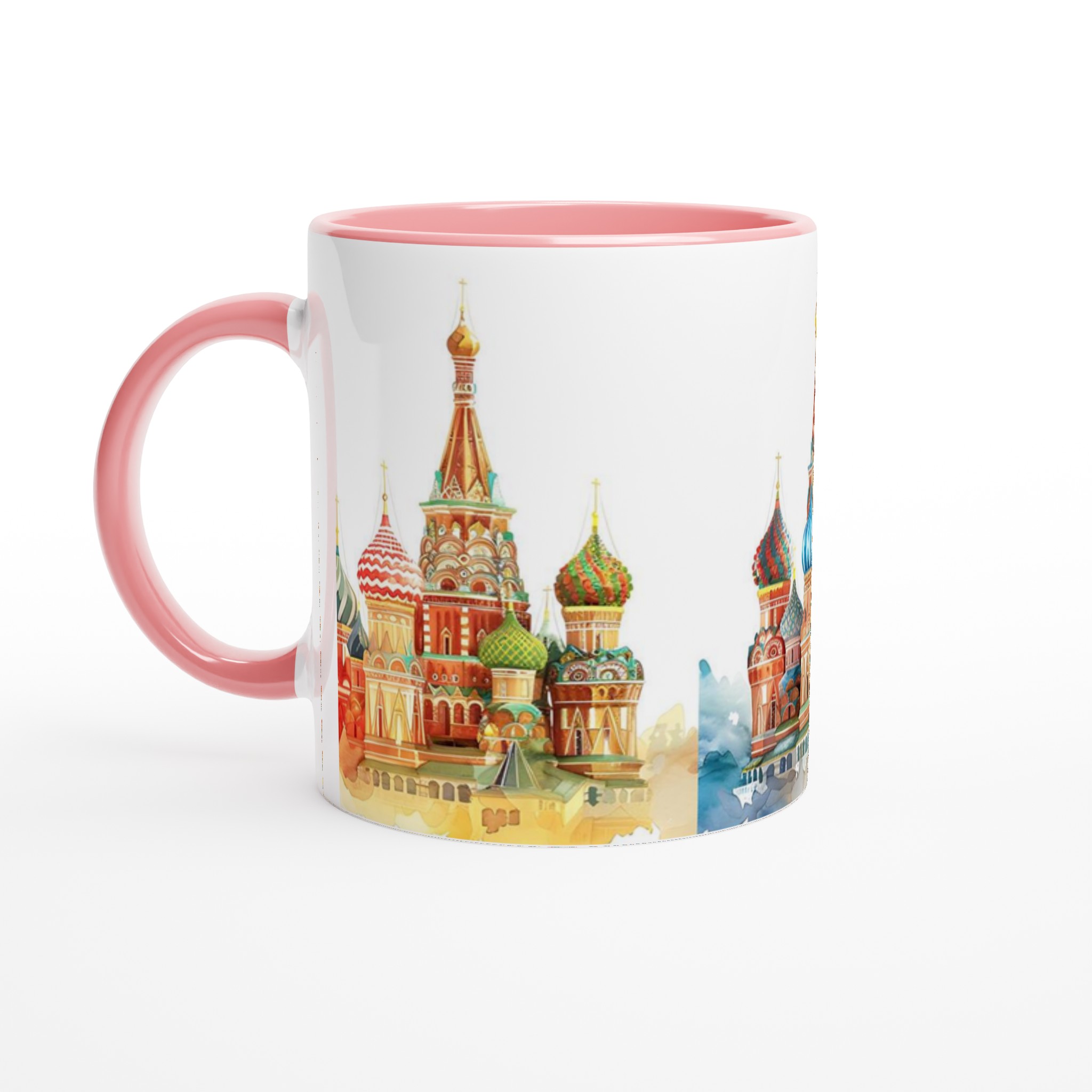 Färgglad St. Basil-akvarellmugg – 11oz premium keramik i ditt val av 7 nyanser 6 adff3d8a-a757-472a-9177-f9cc2ced24ed