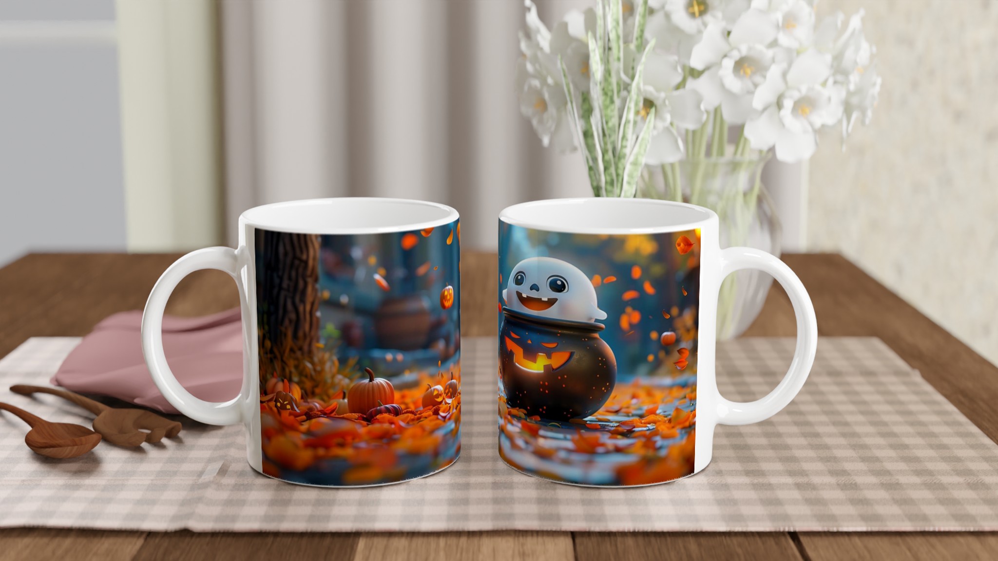 Busig Liten Spökmugg – Perfekt för Halloween & Mysiga Höstkvällar, Välj din färg! 10 ae560f4f-3198-4785-82dd-de5bb741f6a3
