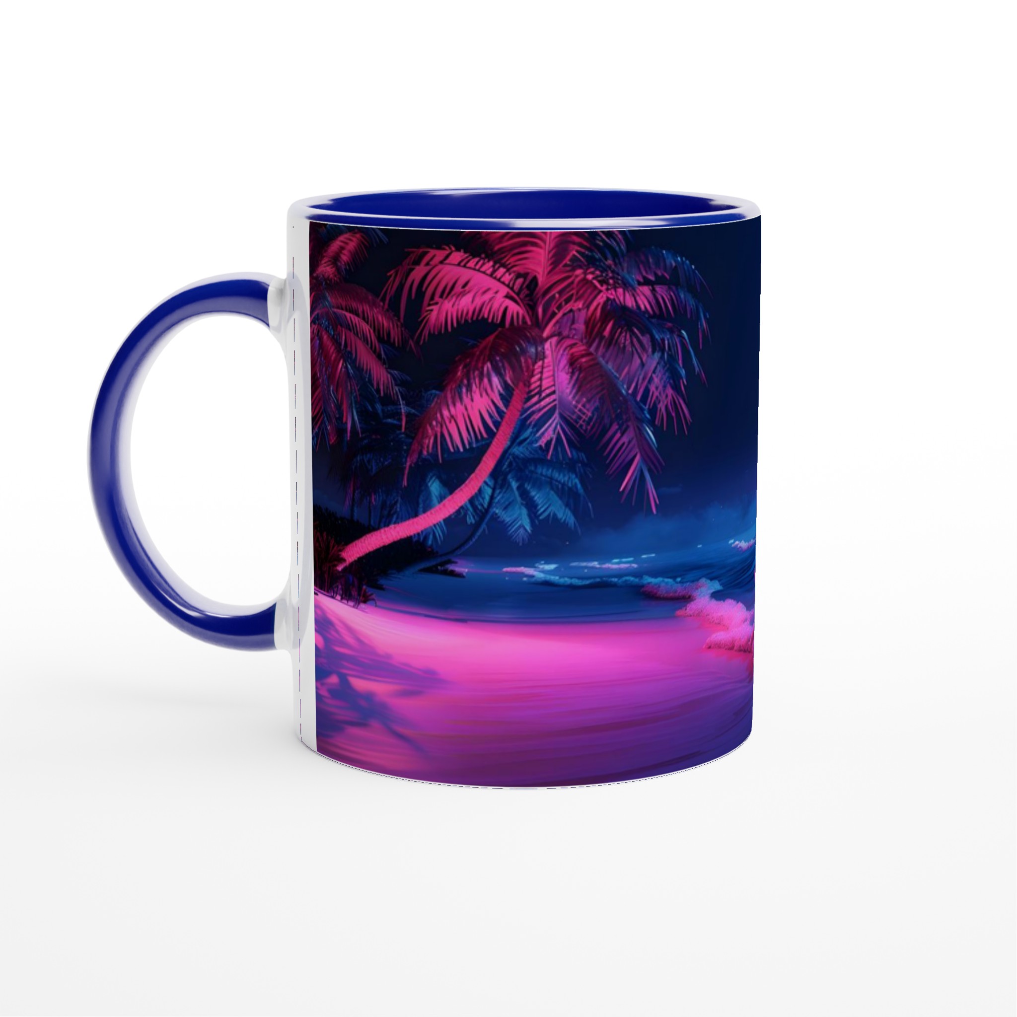 Neon Beach Dream Keramikmugg – 11oz Vibrant Tropisk Natt 2 ae5c7637-71ec-4da3-84f9-c1095846198b
