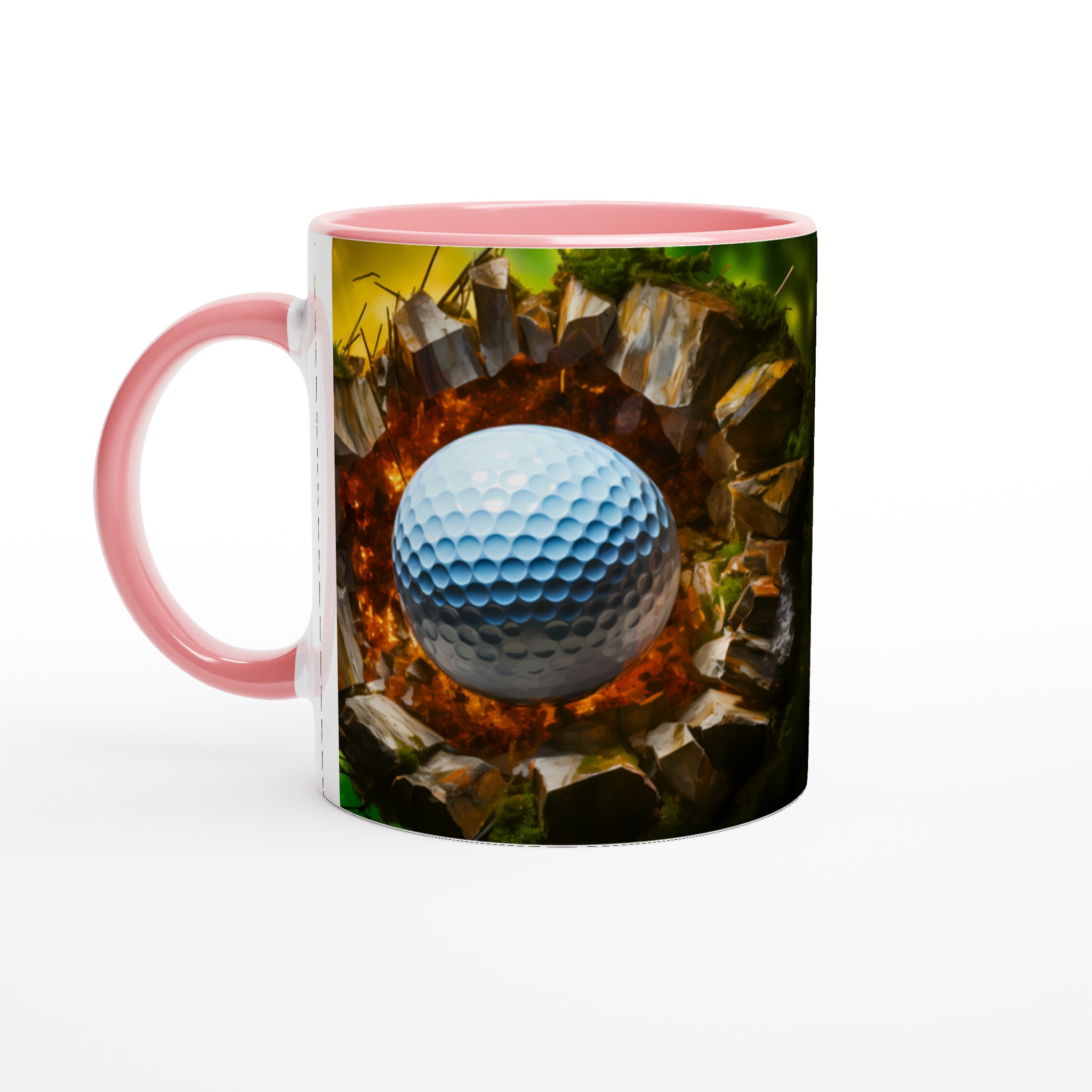 Explosiv Golfboll Mugg – Unik 11oz Keramisk Mugg för Golfentusiasten 6 ae811e4f-601f-4049-ae4d-c5413187863e