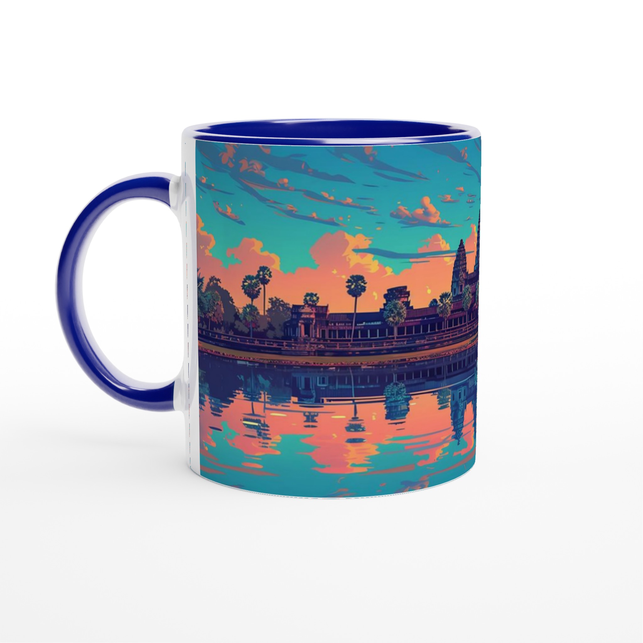 Angkor Wat Soluppgång Konstnärlig Mugg – Färgstark Keramikmugg 11oz 4 aed57758-4e3a-4c34-850b-83de160093d6
